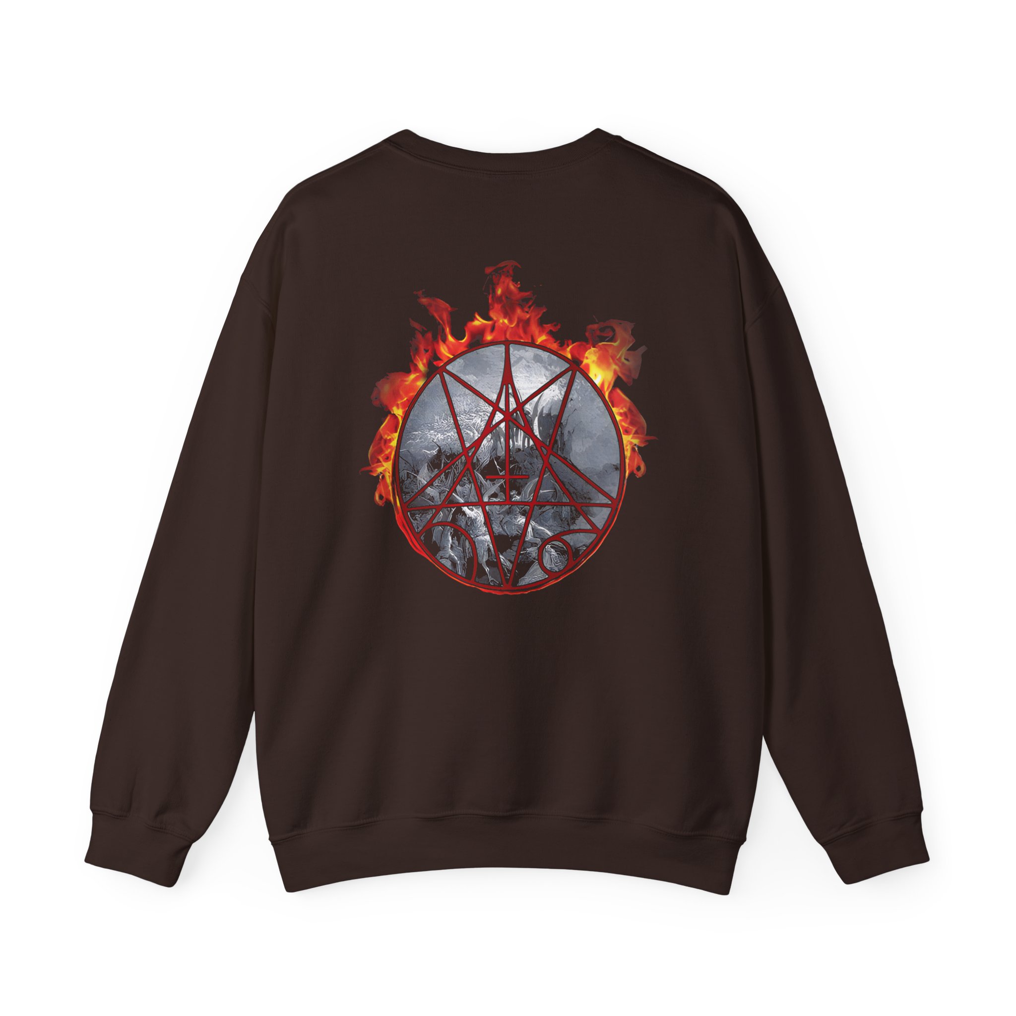 Morbid Angel Flaming Goat Unisex Heavy Blendâ„¢ Crewneck Sweatshirt