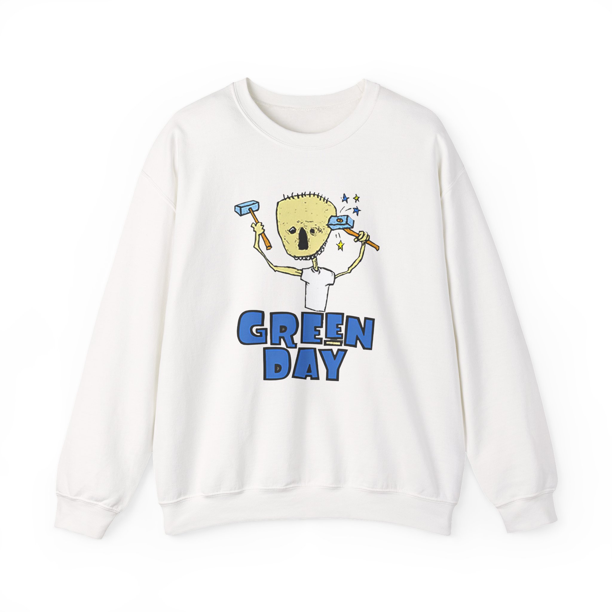 Green Day Nimrod Vintage Hammer Unisex Heavy Blendâ„¢ Crewneck Sweatshirt