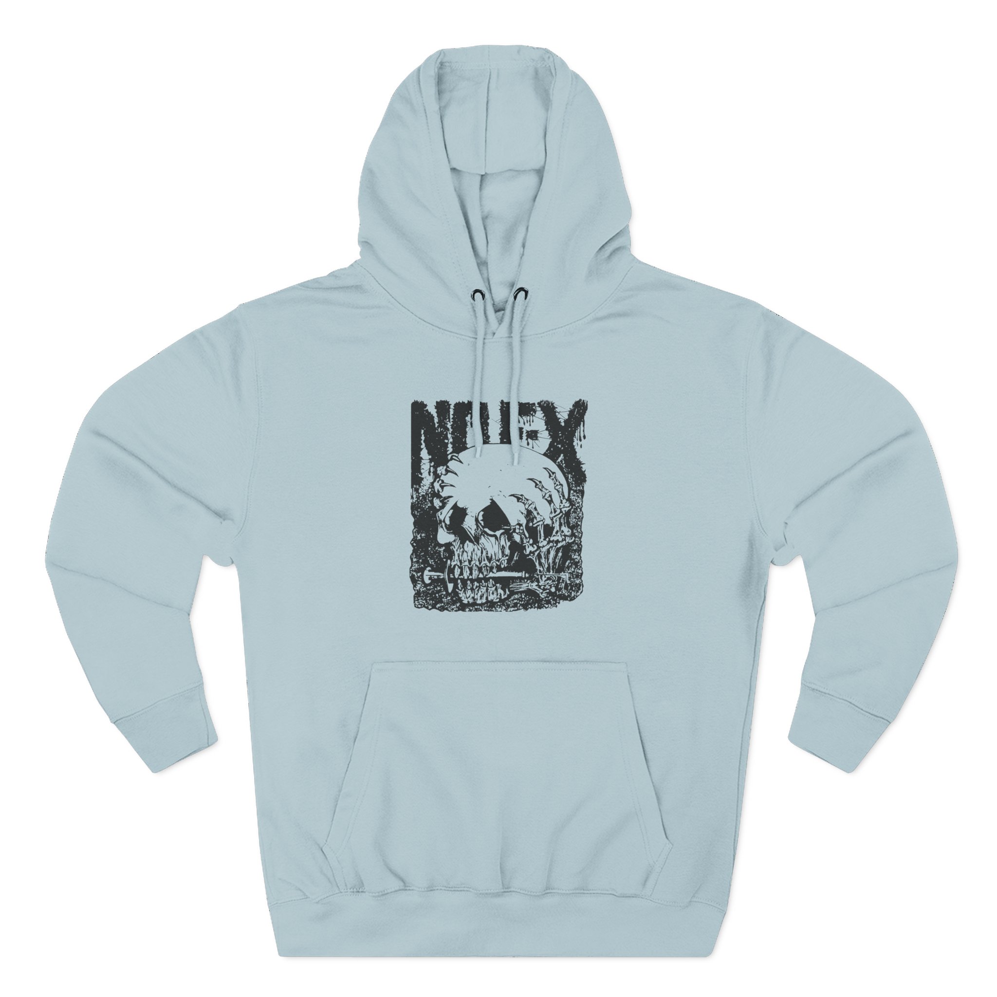 Nofx Og Skull Three-Panel Fleece Hoodie