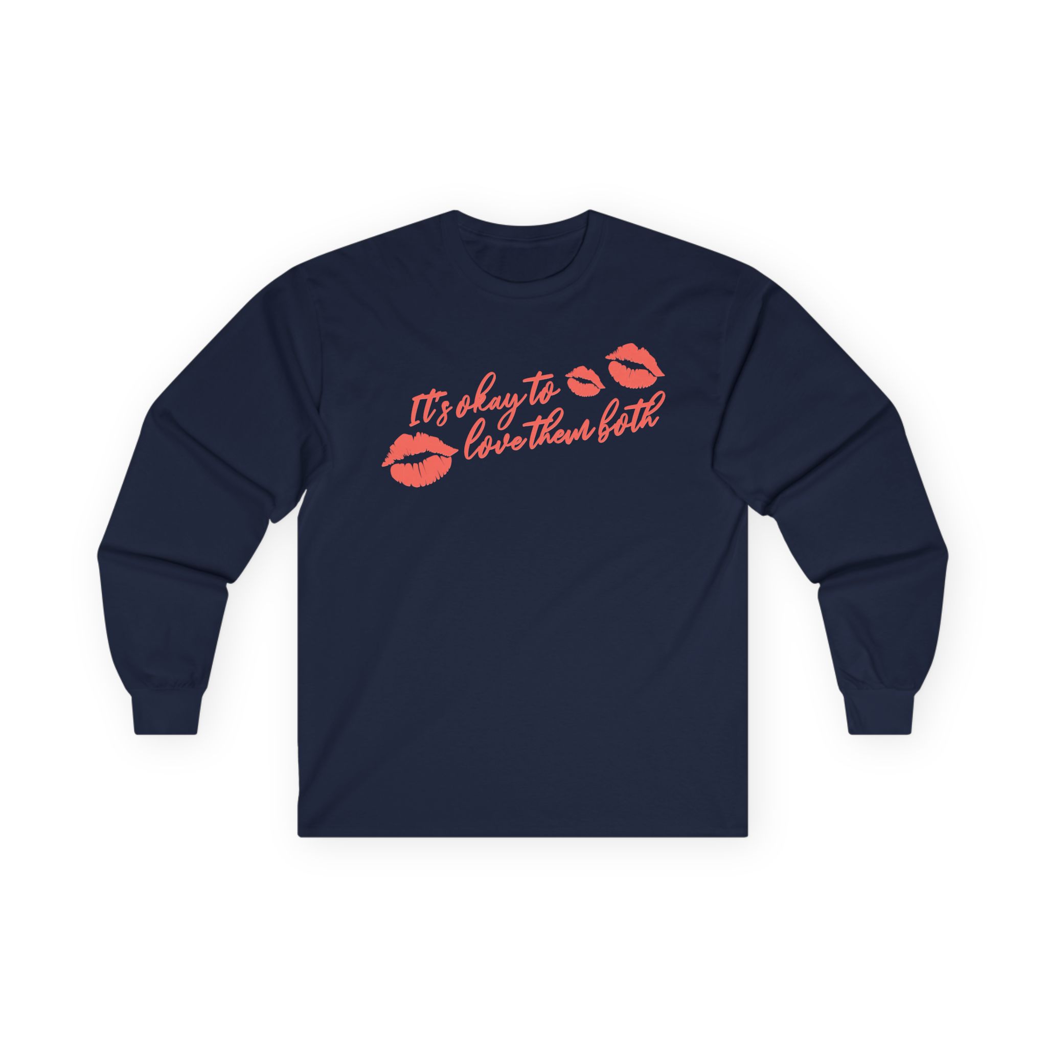 Nina Dobrev Meit's Okay to Love Them Bothrch Unisex Ultra Cotton Long Sleeve Tee