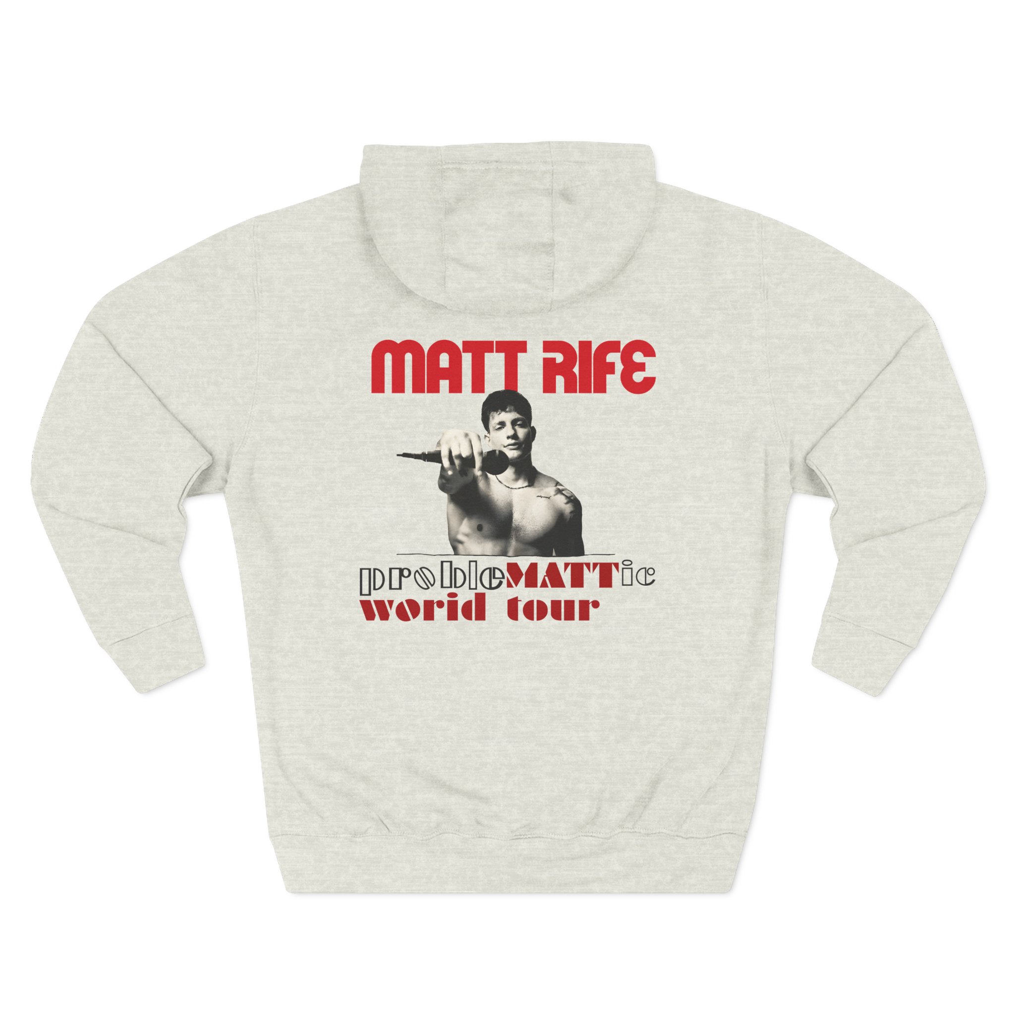 Matt Rife Problemattic Tour Pic Three-Panel Fleece Hoodie