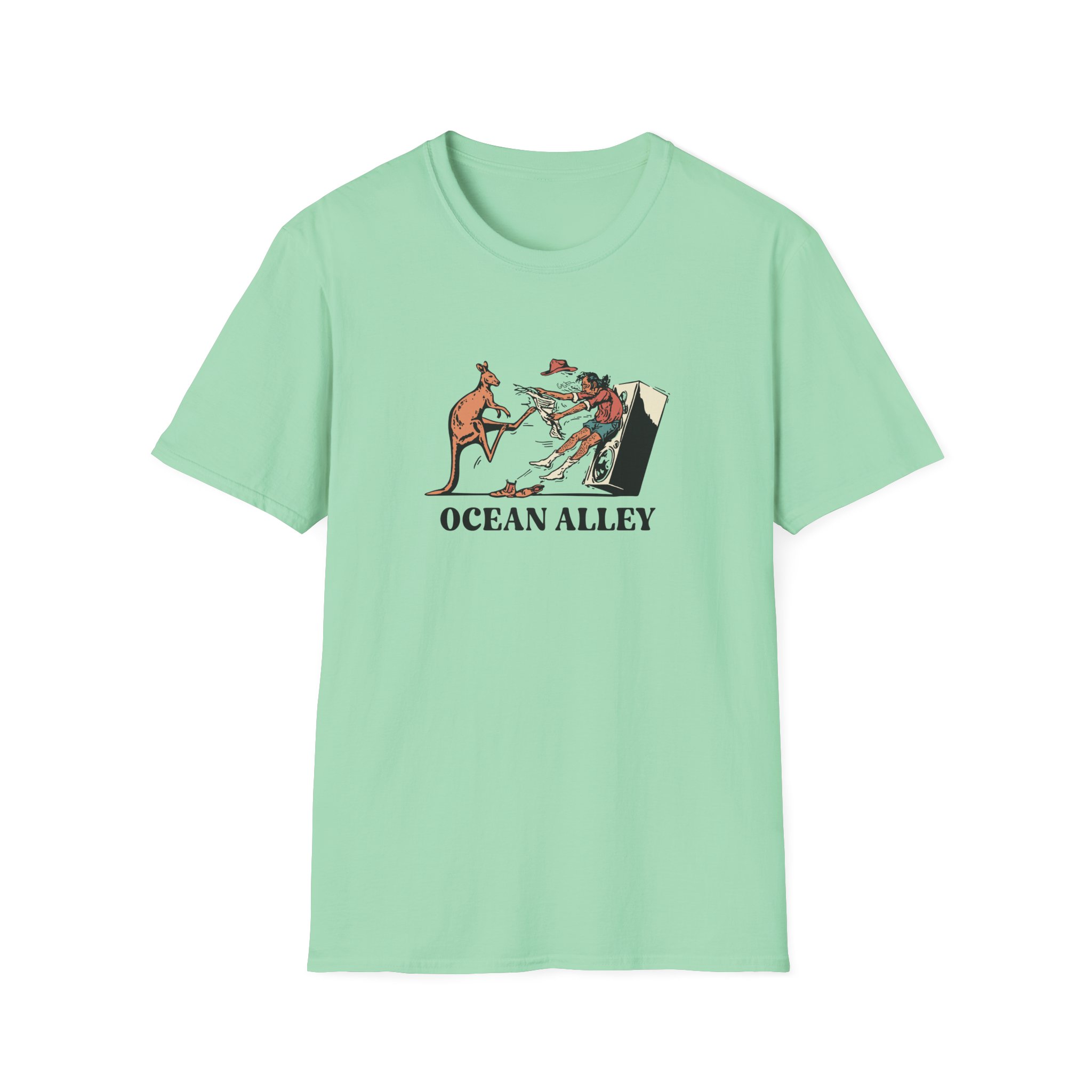 Ocean Alley Kanga Kick Unisex Softstyle T-Shirt