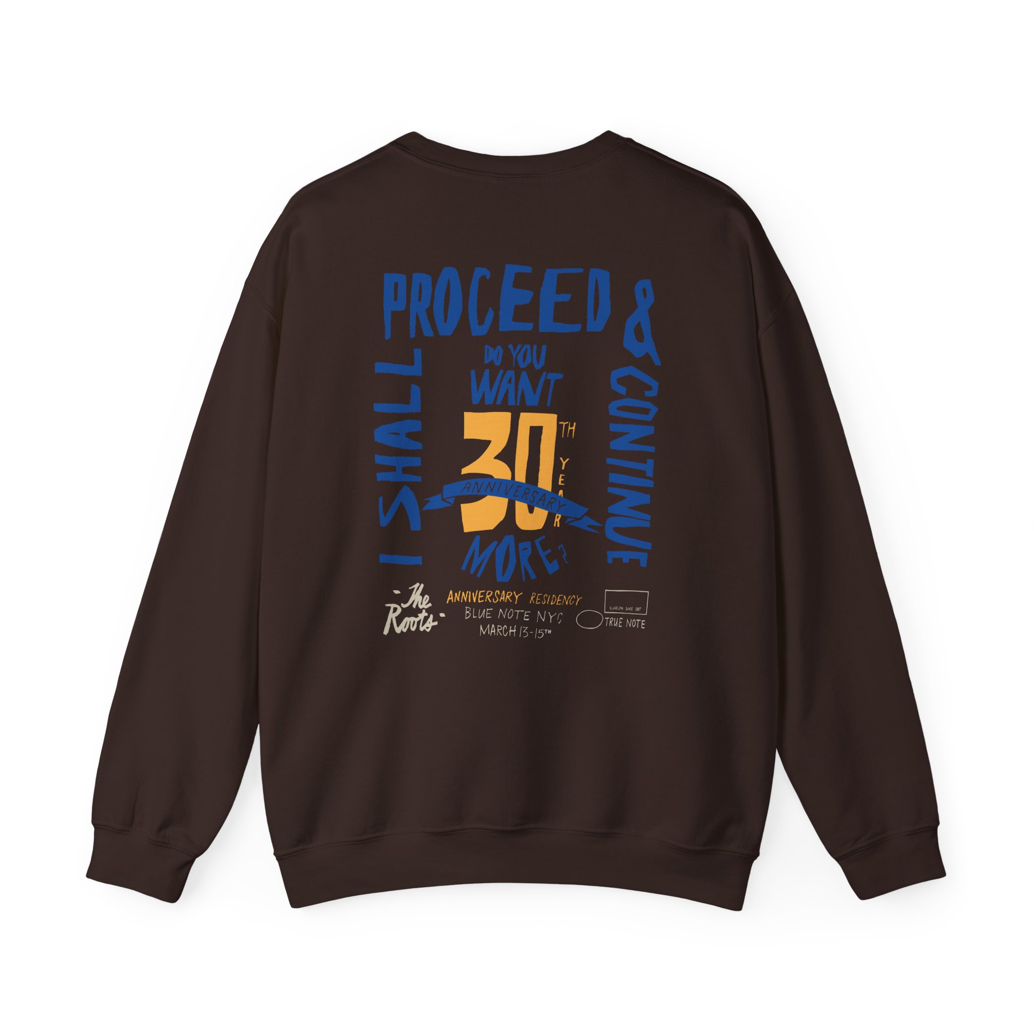 The Roots Blue Note 30th Anniversary Unisex Heavy Blendâ„¢ Crewneck Sweatshirt