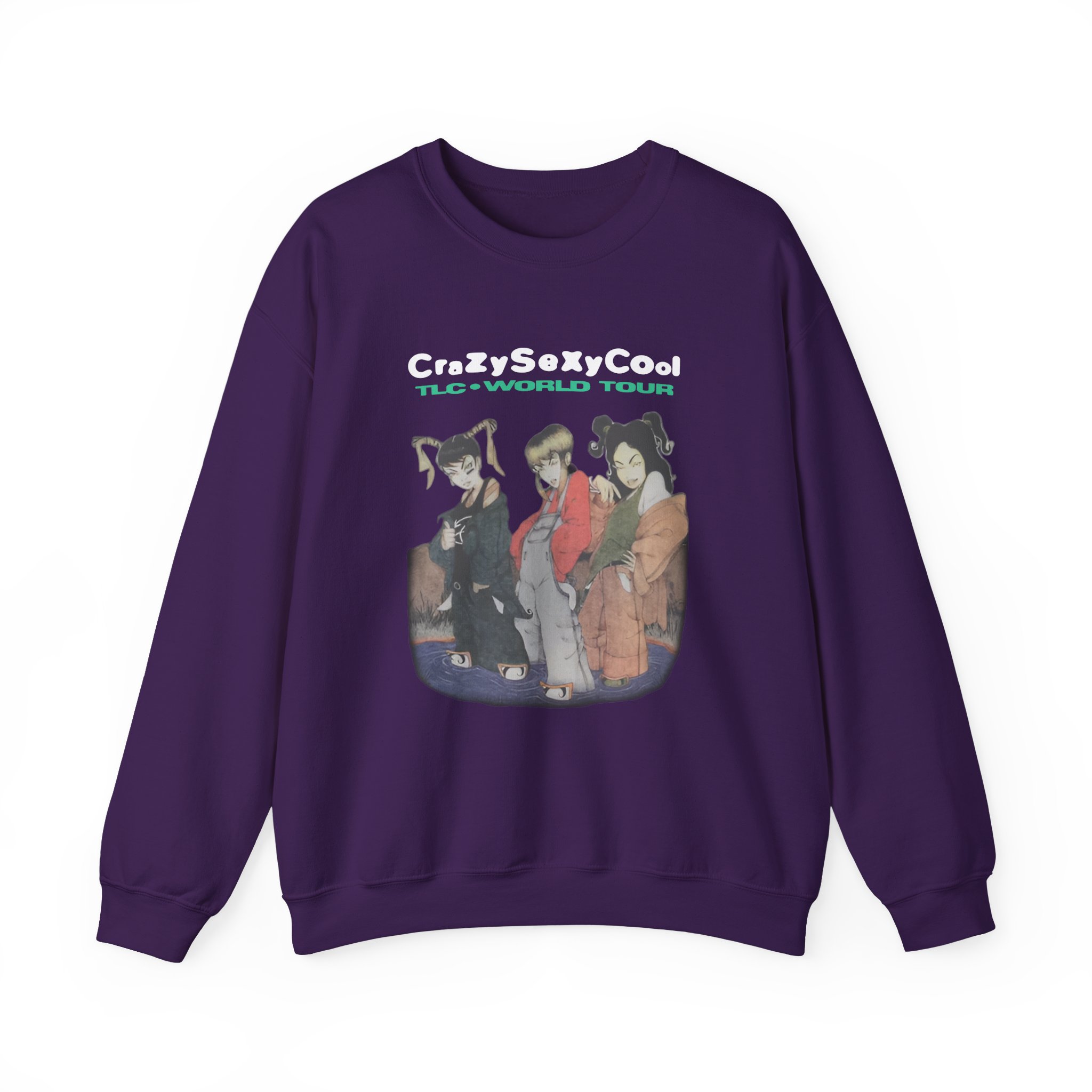 TLC CrazySexyCool Anime Unisex Heavy Blendâ„¢ Crewneck Sweatshirt