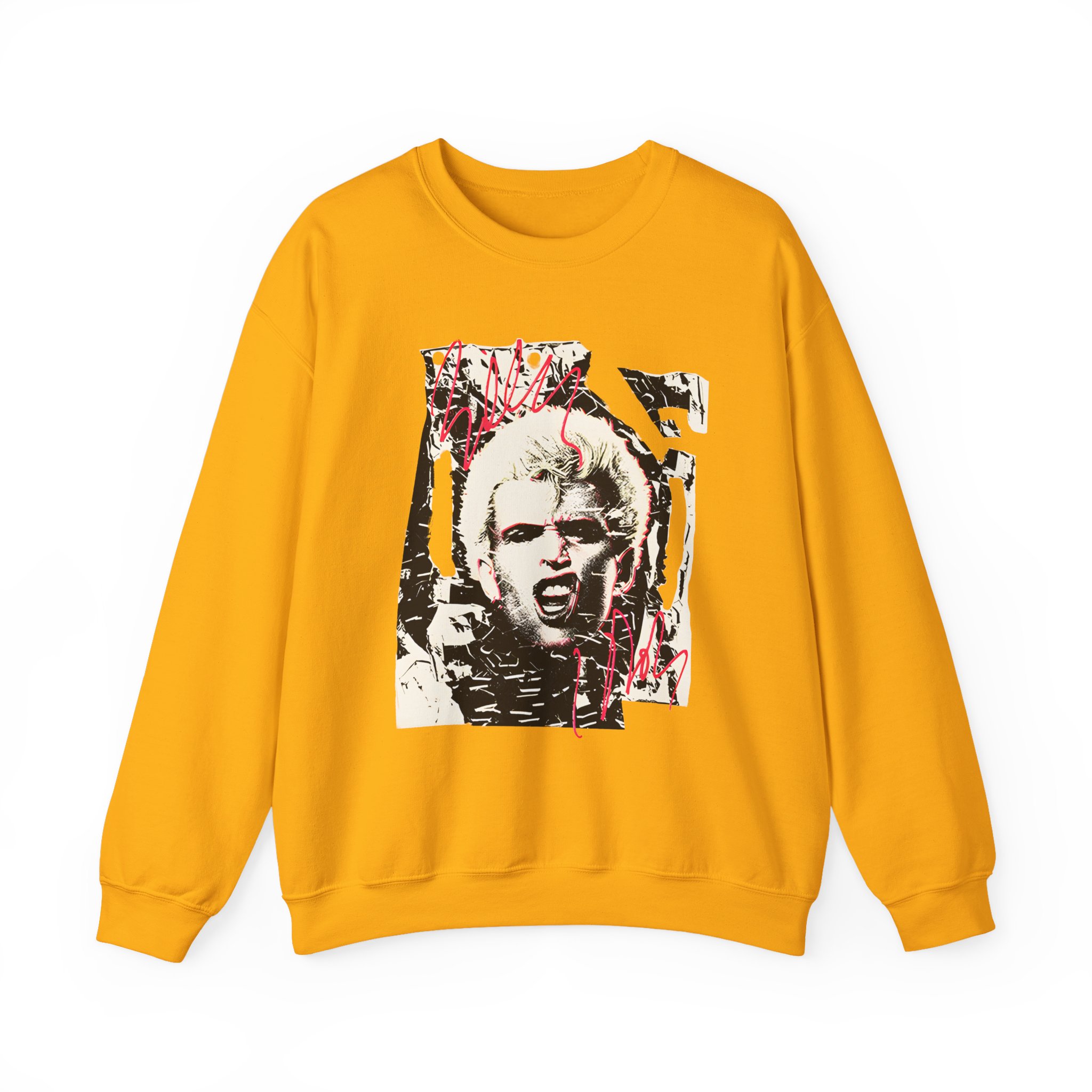 Billy Idol Shattered Photo Unisex Heavy Blendâ„¢ Crewneck Sweatshirt