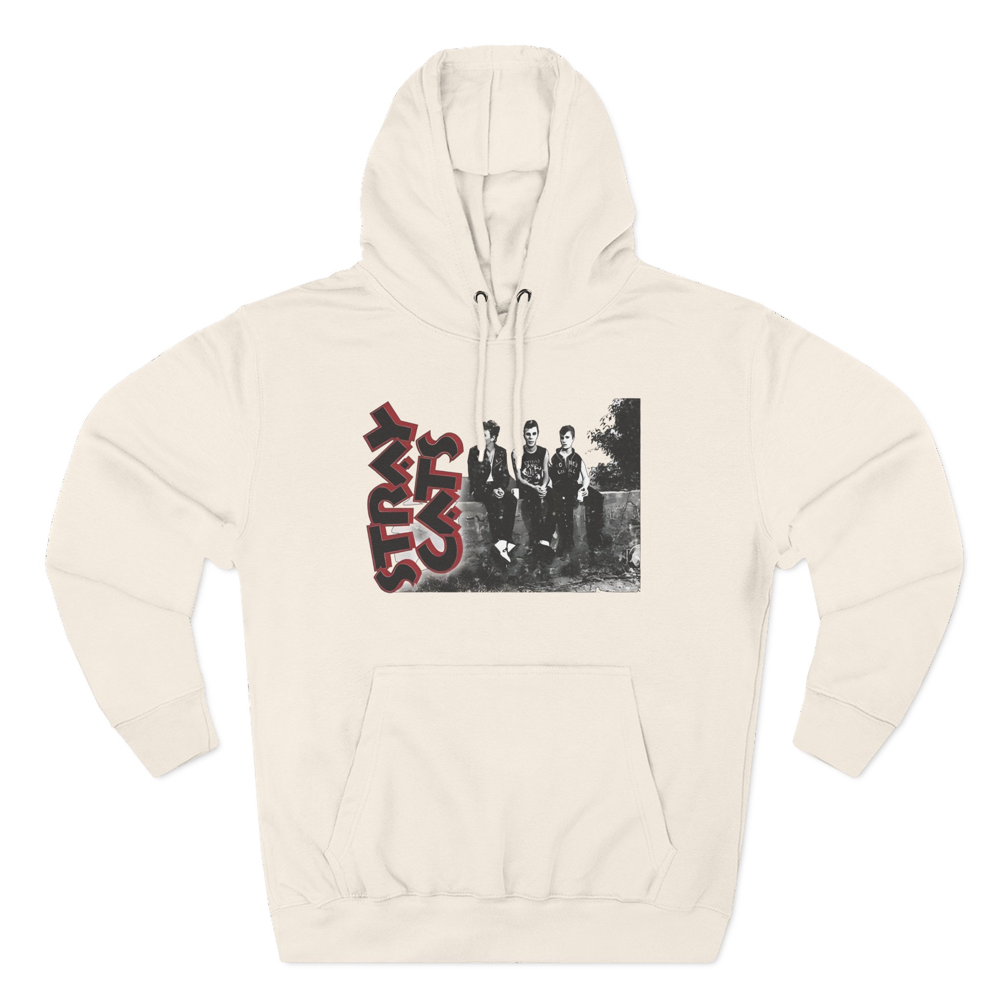 Stray Cats Three Cats Three-Panel Fleece Hoodie