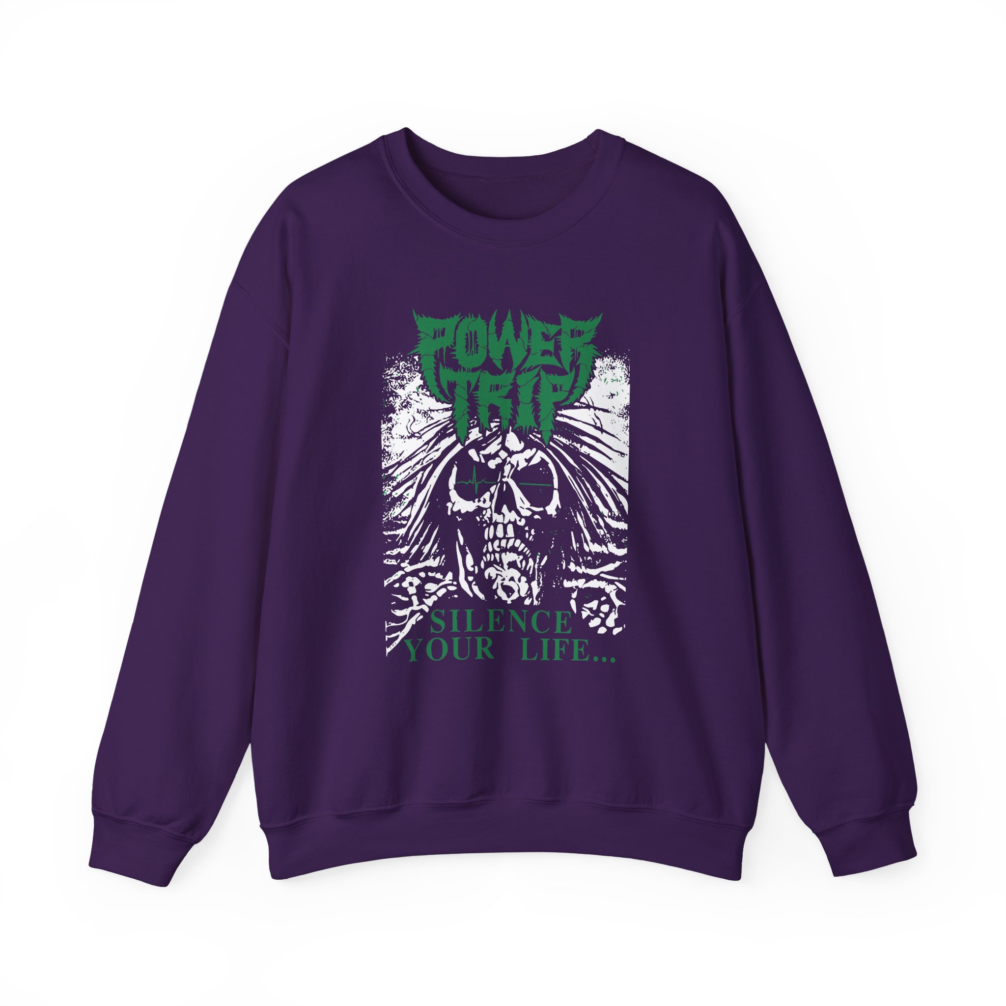 Power Trip Silence Unisex Heavy Blendâ„¢ Crewneck Sweatshirt