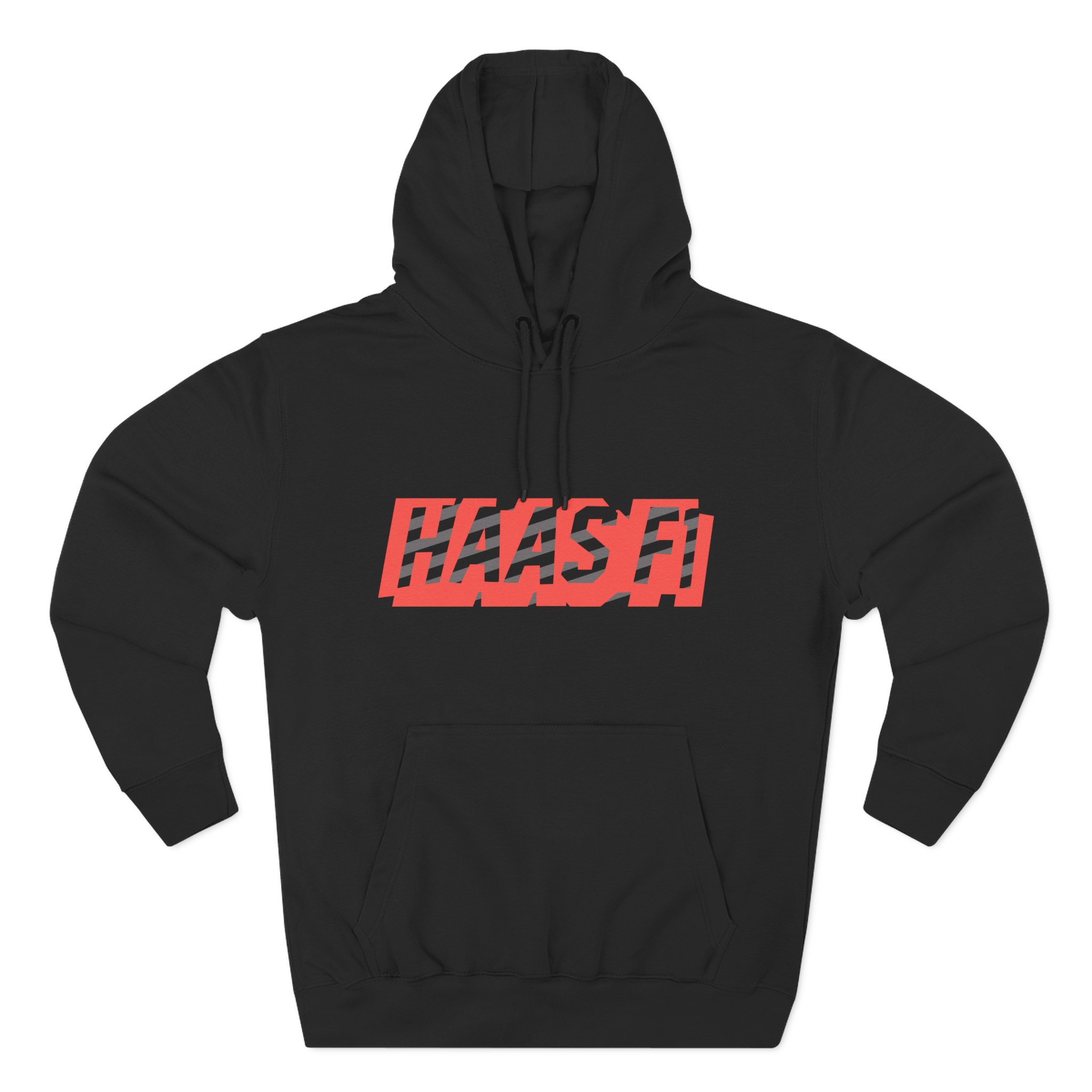 Haas F1 Three-Panel Fleece Hoodie