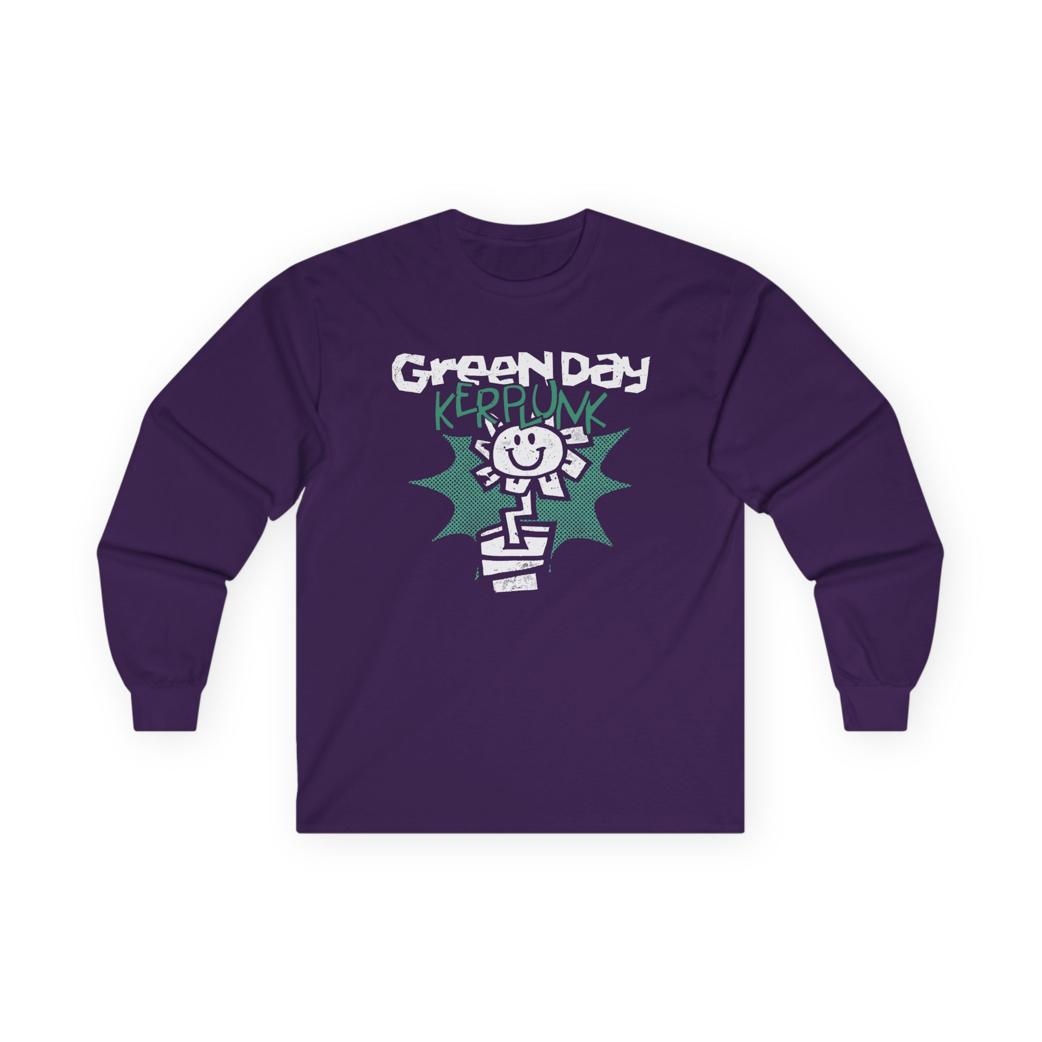 Green Day Kerplunk Vintage Flower Unisex Ultra Cotton Long Sleeve Tee