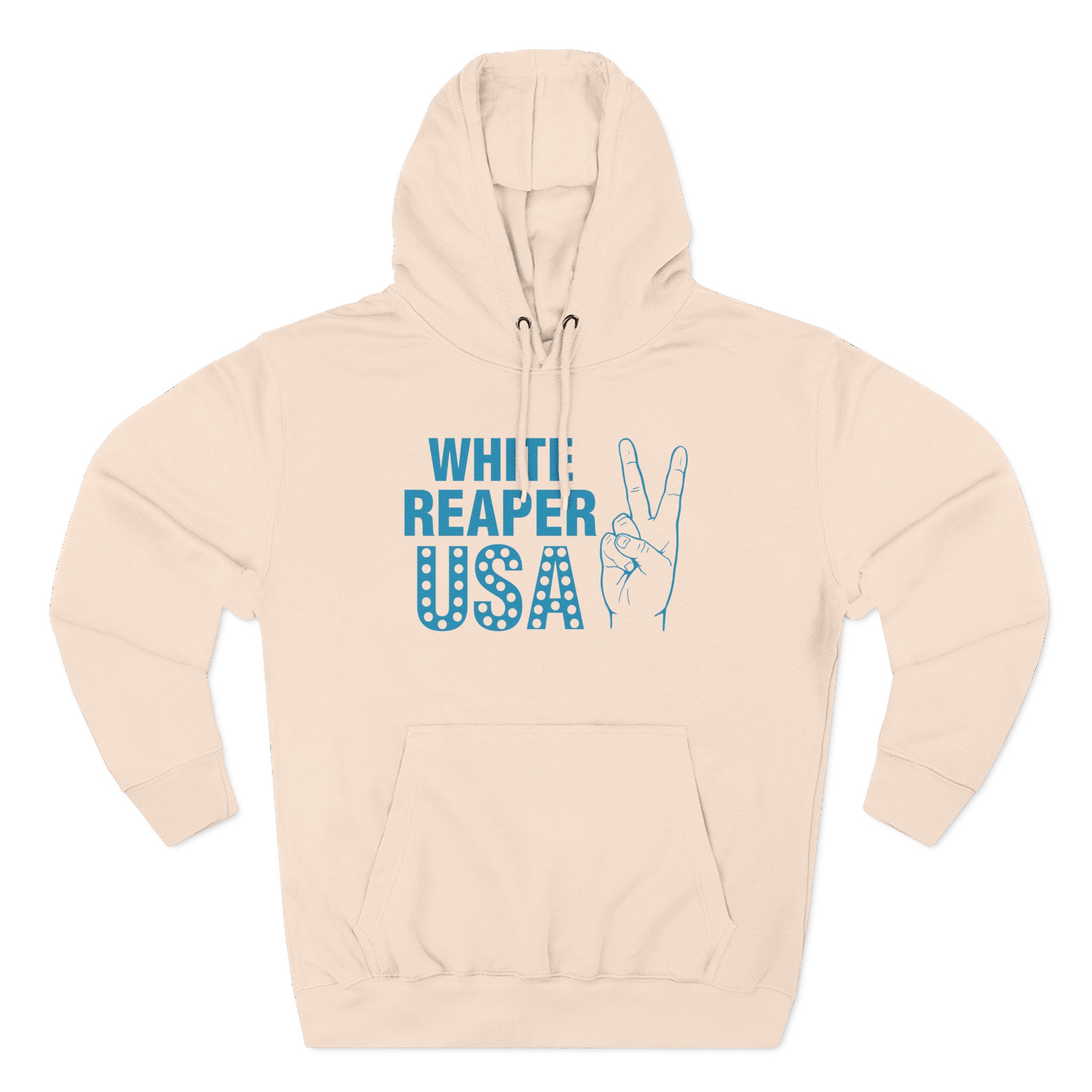 White Reaper Three-Panel Fleece Hoodie