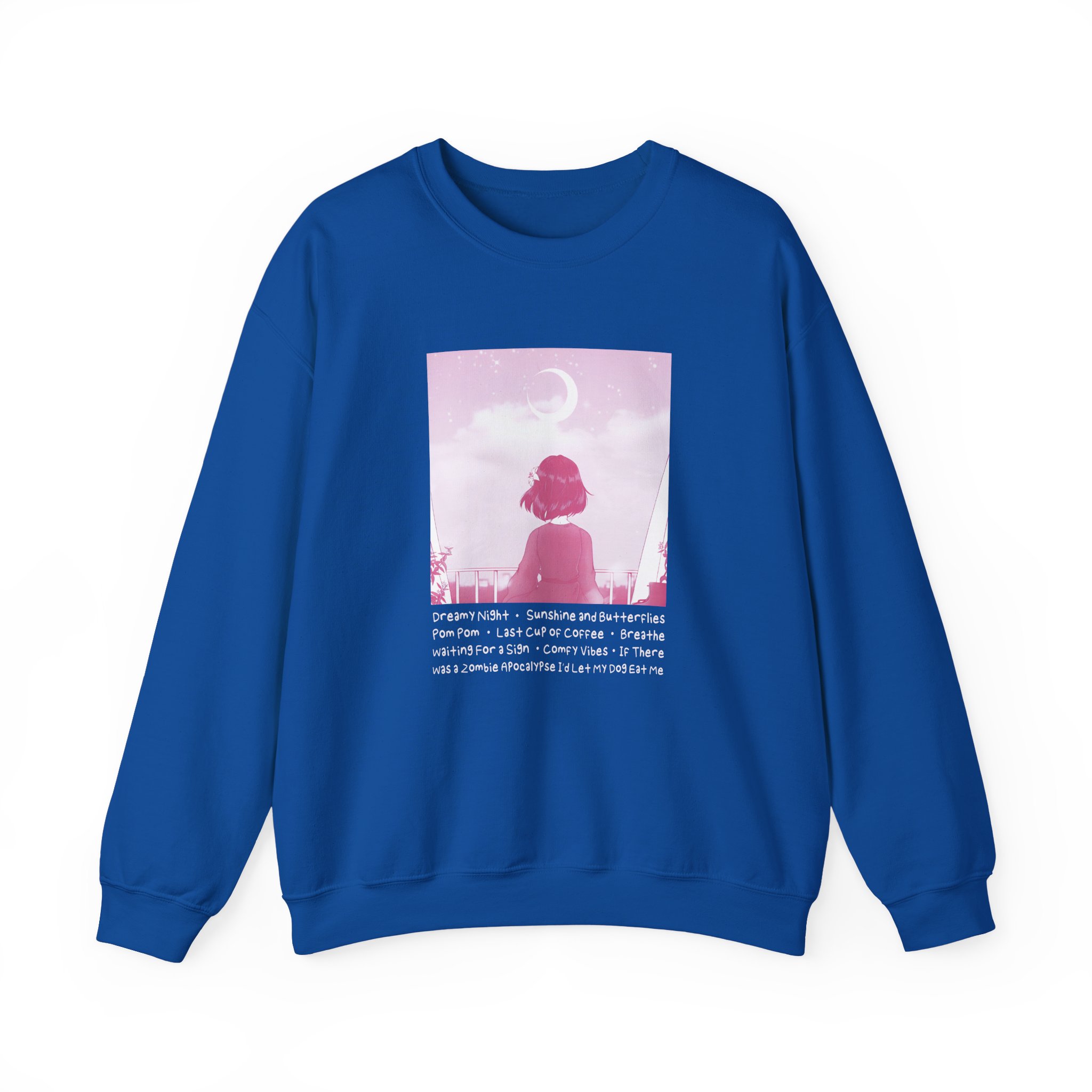 Lilypichu Dreamy Night Unisex Heavy Blendâ„¢ Crewneck Sweatshirt