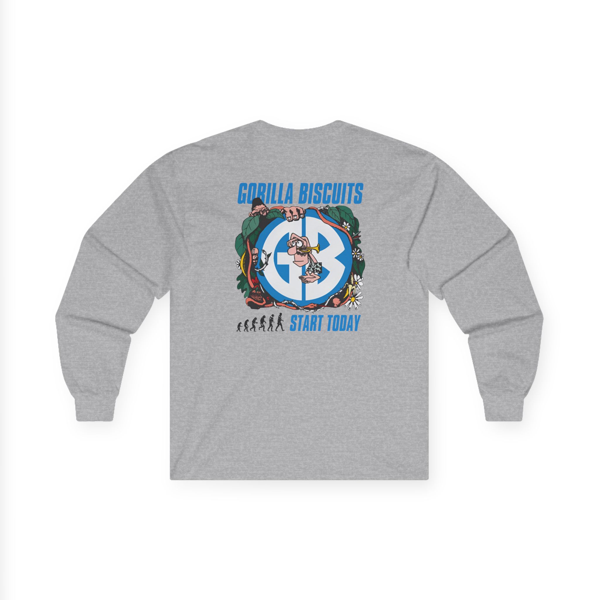 Gorilla Biscuits Jungle Unisex Ultra Cotton Long Sleeve Tee