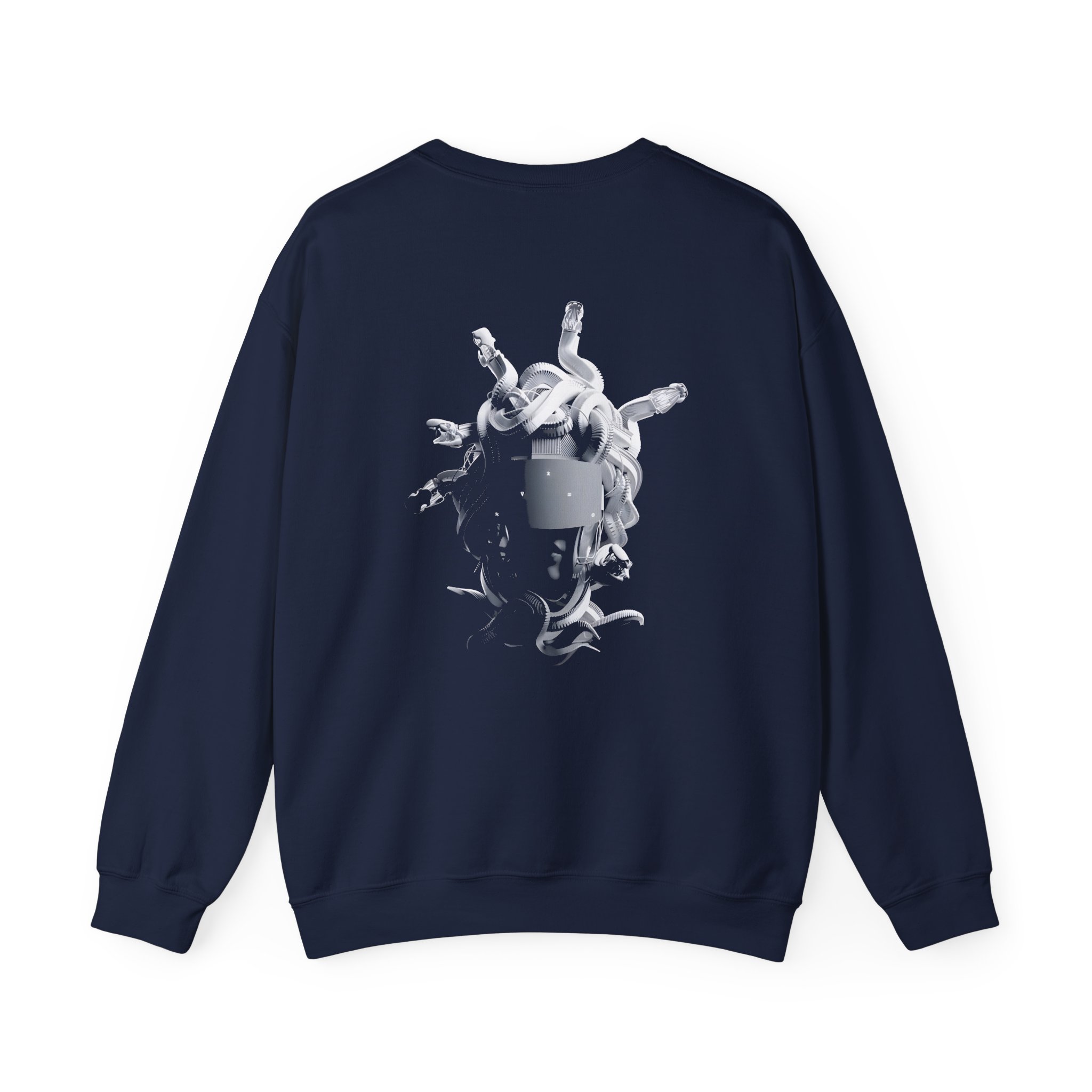 Meduza Greyscale Head Unisex Heavy Blendâ„¢ Crewneck Sweatshirt