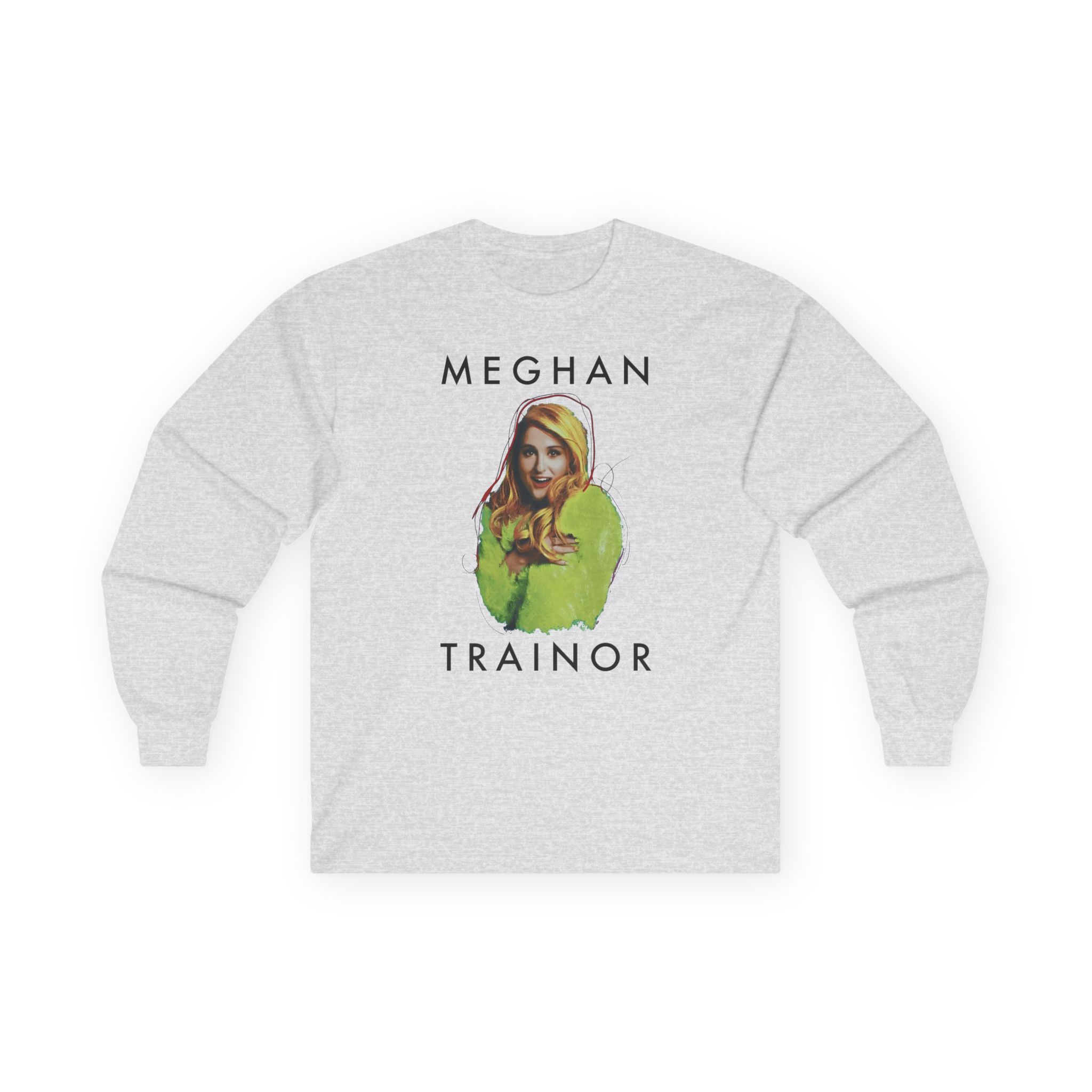 Meghan Trainor Title Pose Turquoise Unisex Ultra Cotton Long Sleeve Tee