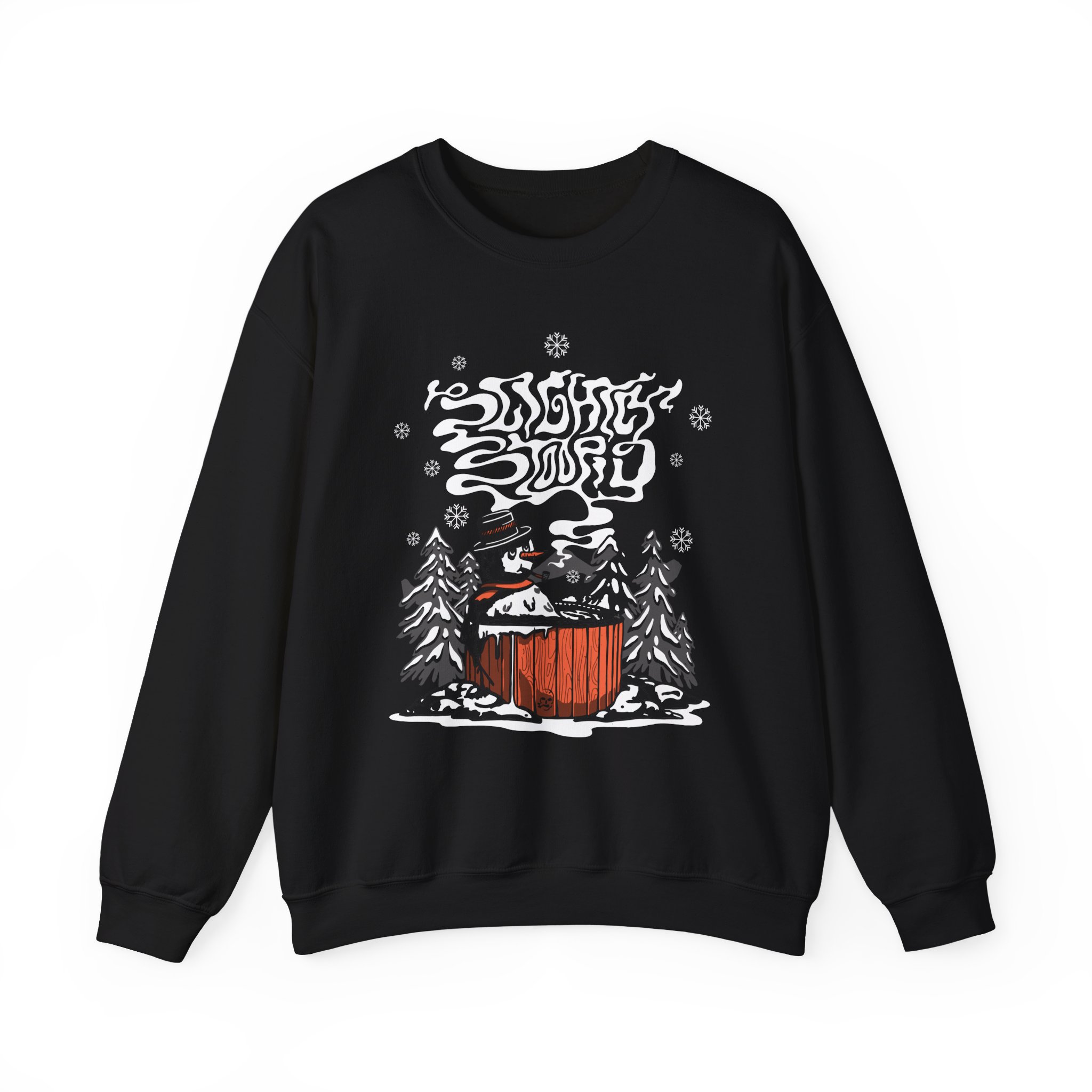 Slightly Stoopid Snowman Unisex Heavy Blendâ„¢ Crewneck Sweatshirt