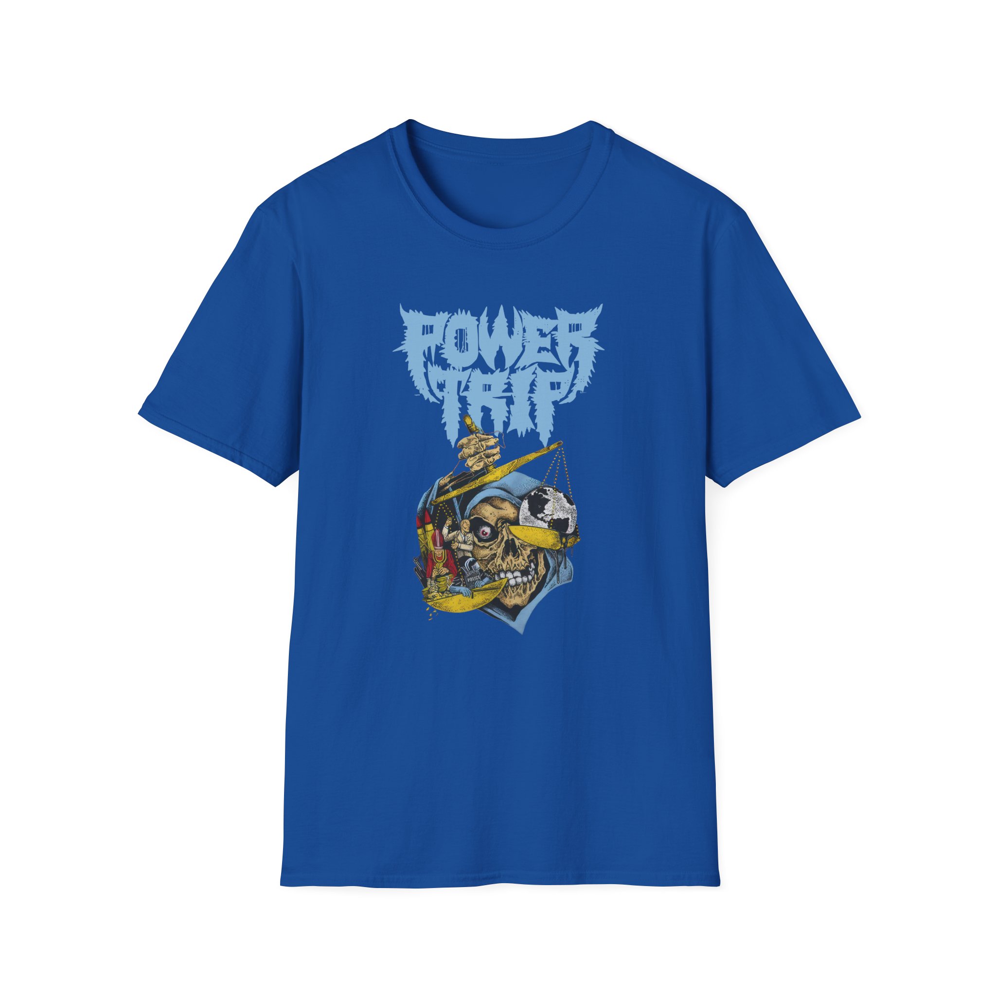 Power Trip Scale Unisex Softstyle T-Shirt