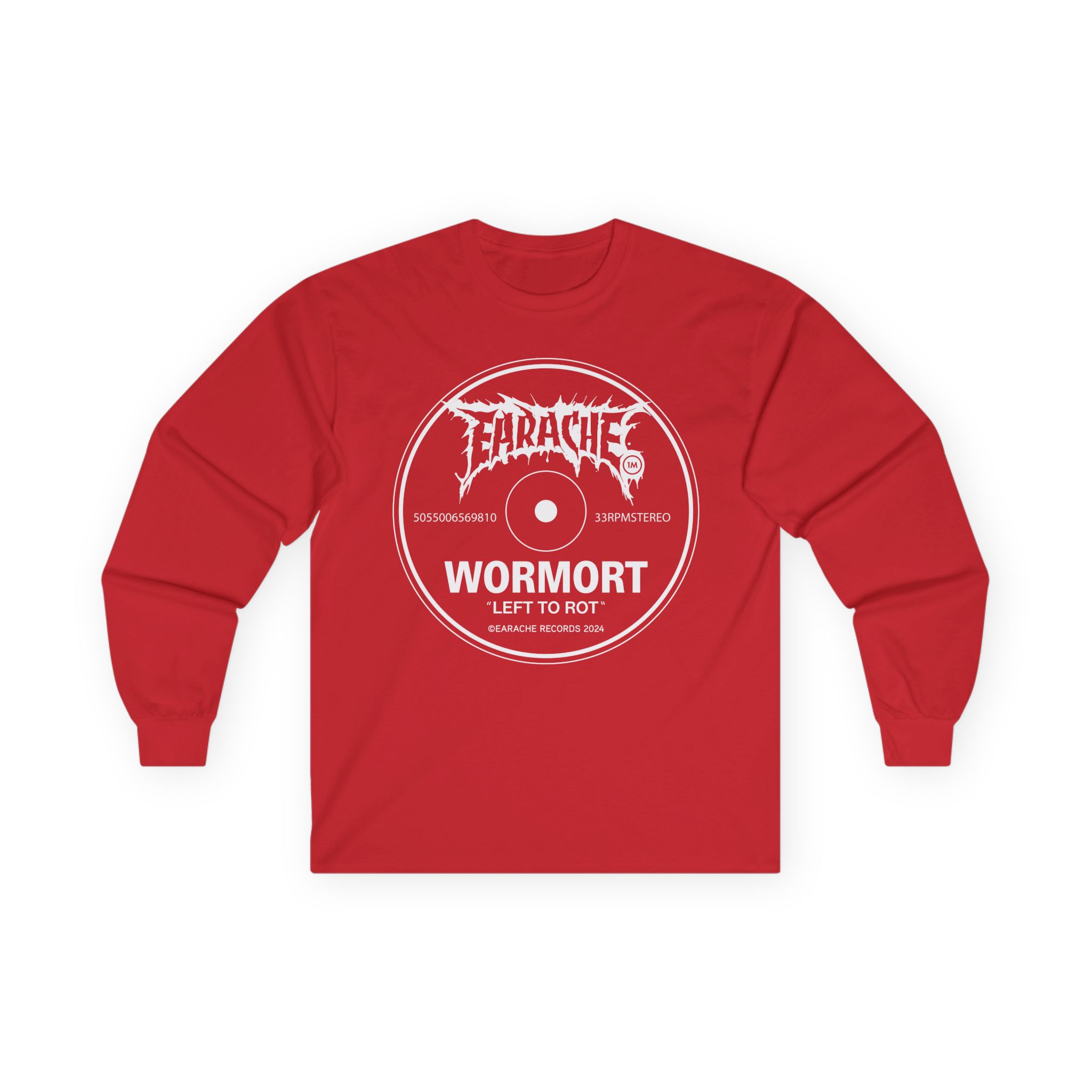 Wormrot Left to Rot Label Unisex Ultra Cotton Long Sleeve Tee