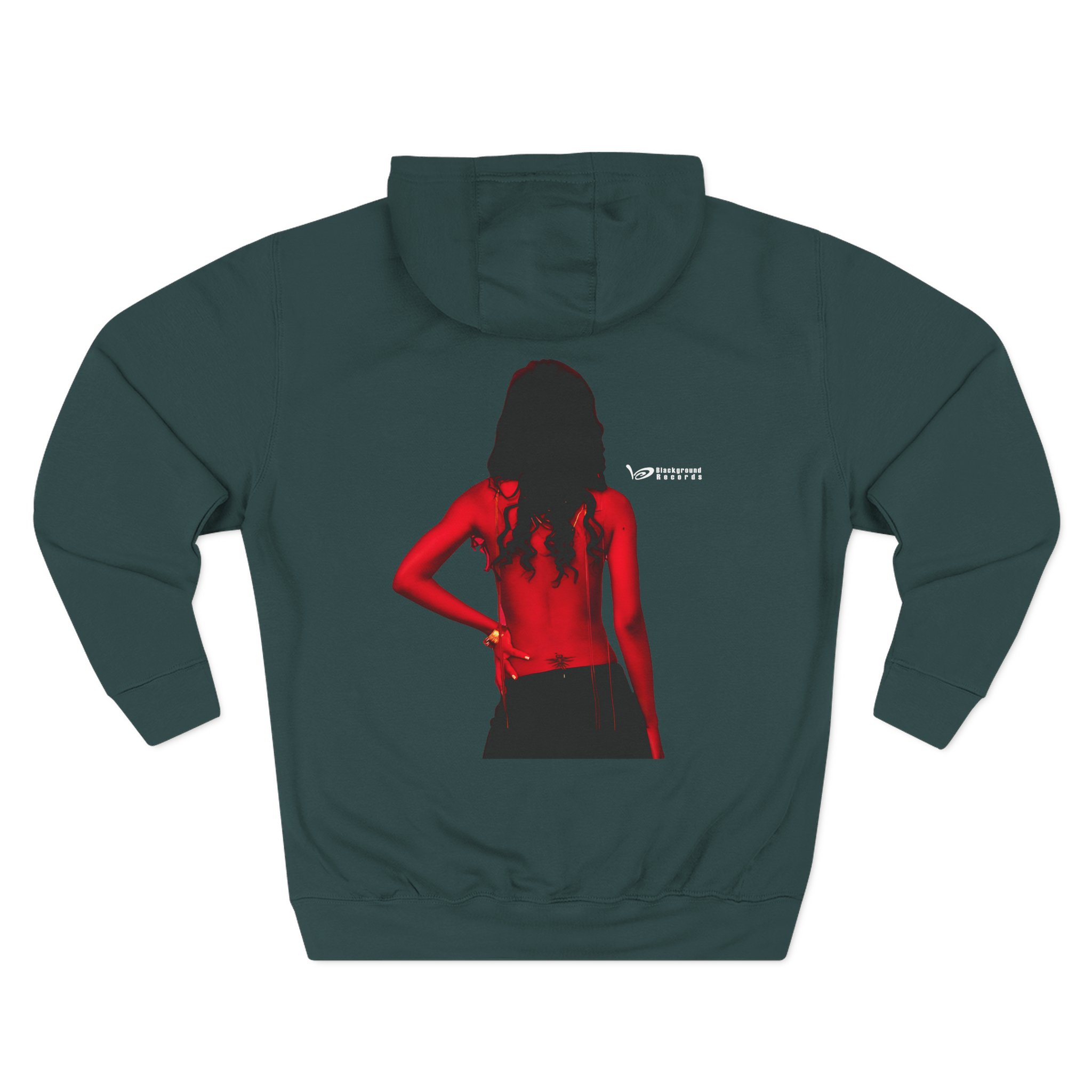 Aaliyah Three-Panel Fleece Hoodie