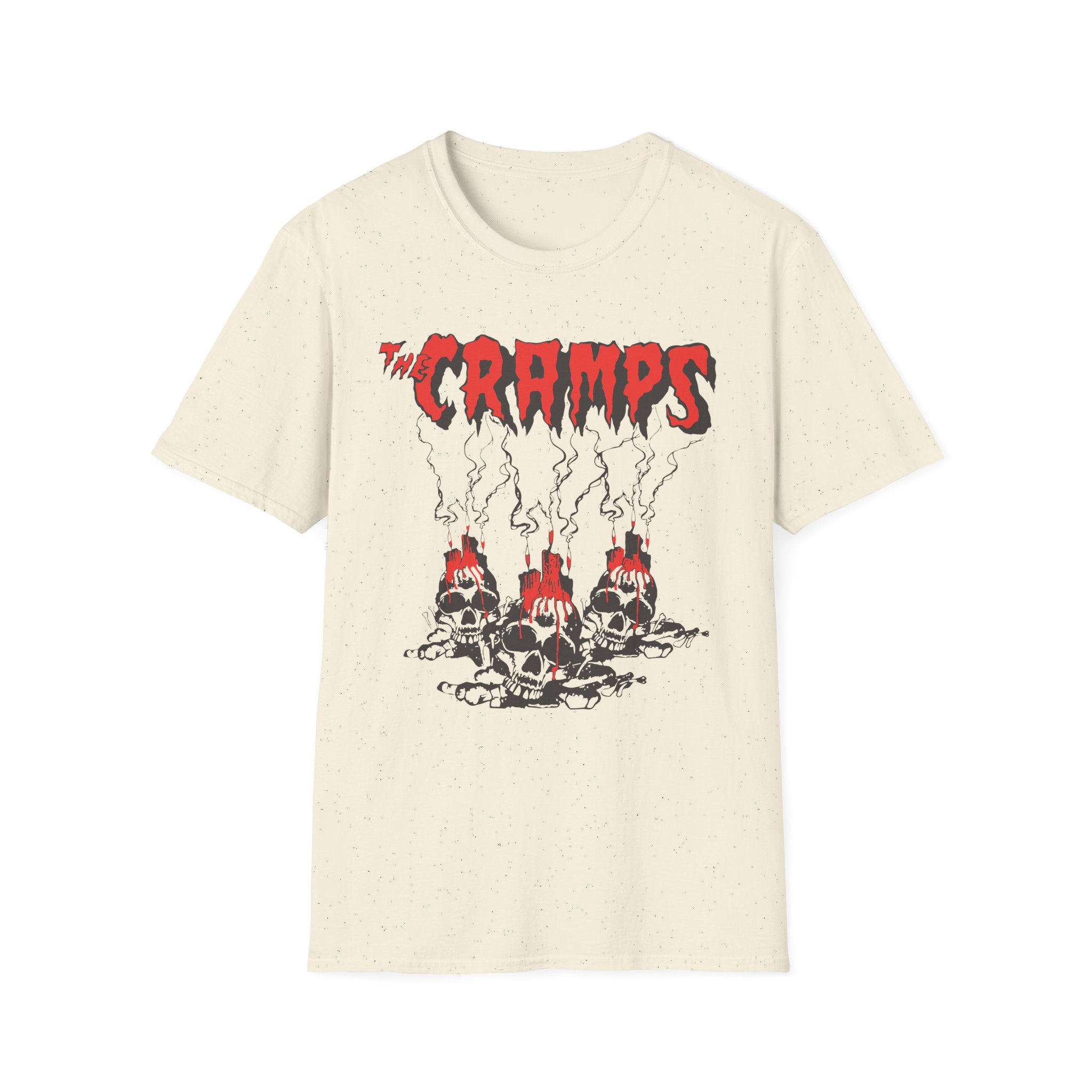The Cramps Voodoo Skulls Unisex Softstyle T-Shirt