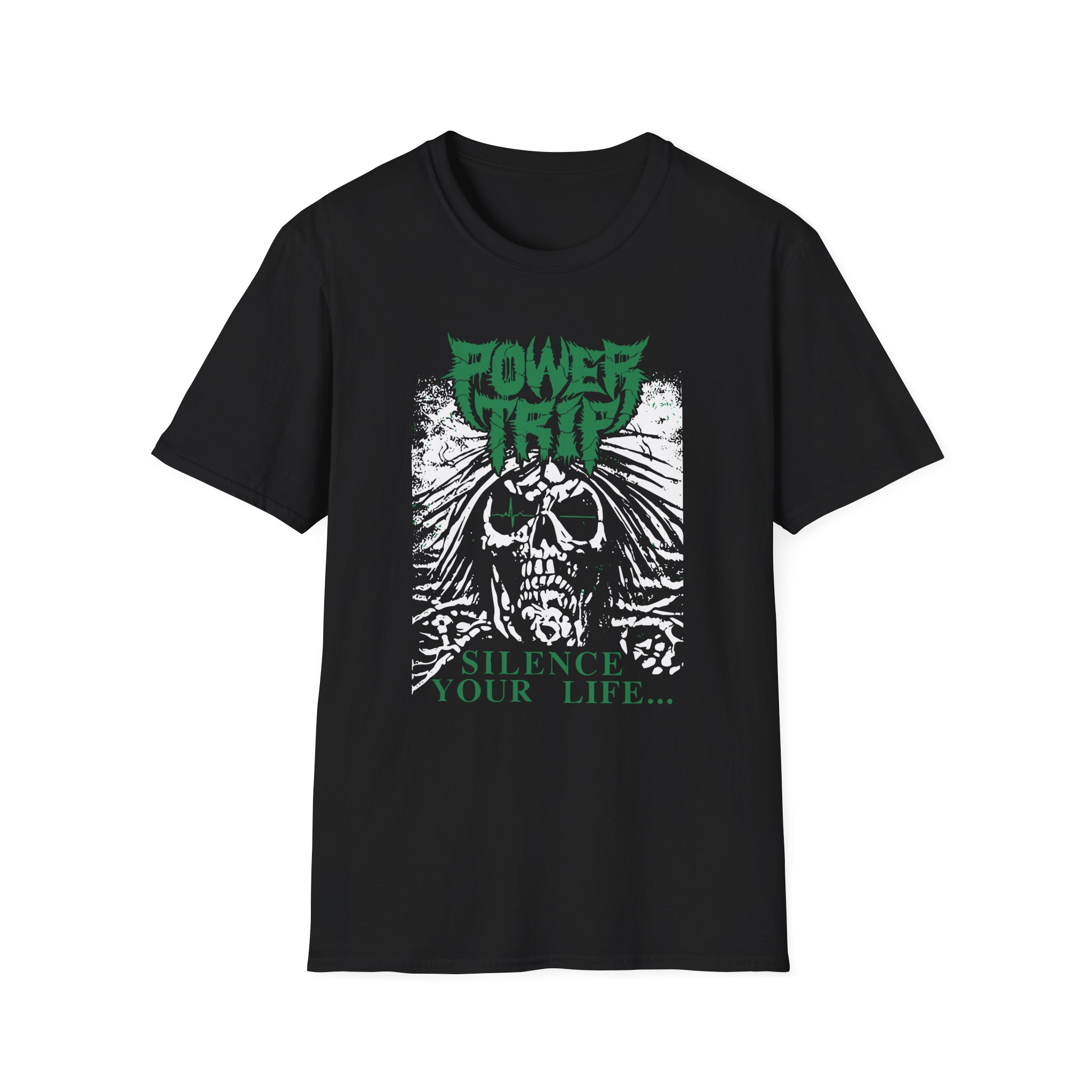 Power Trip Silence Unisex Softstyle T-Shirt