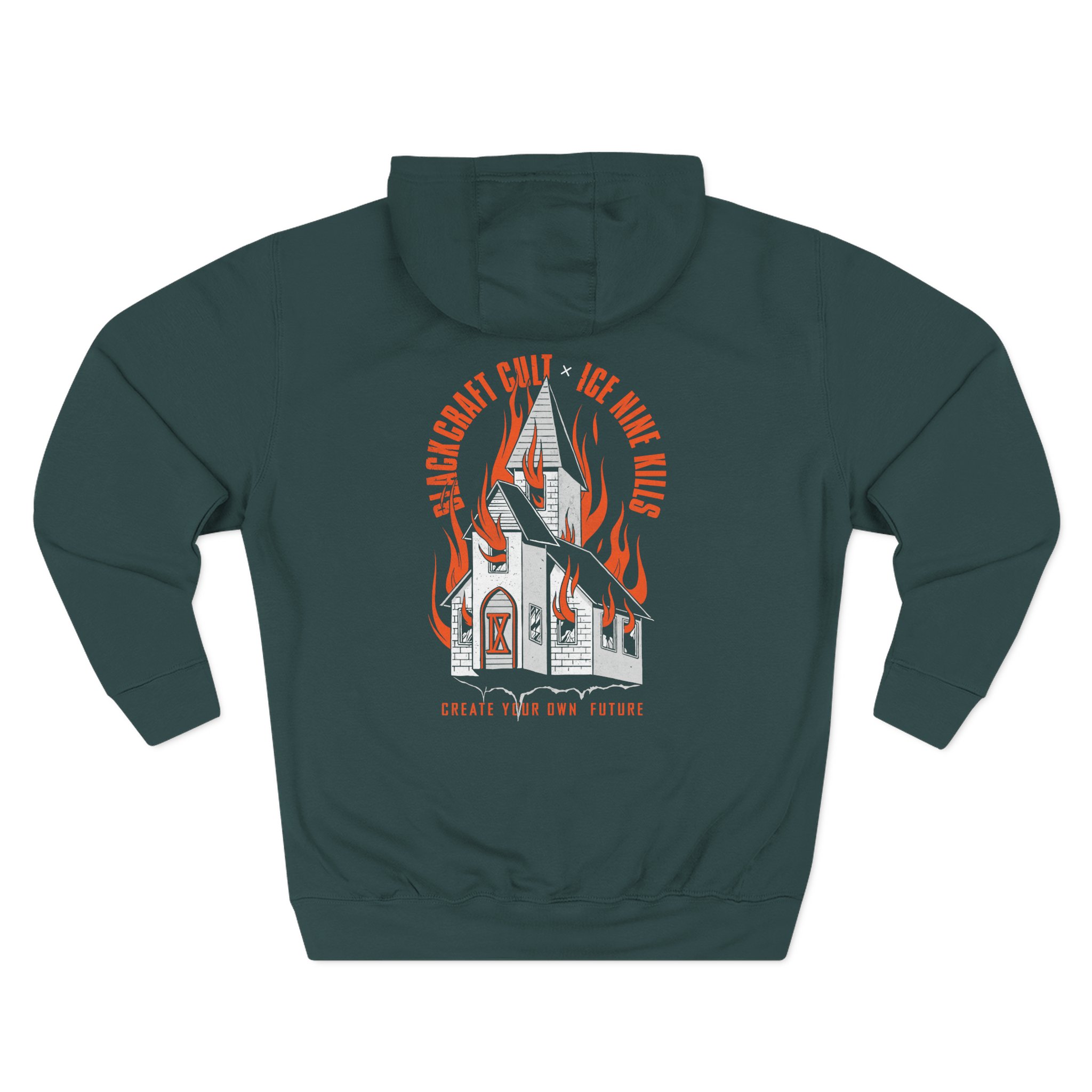 Ice Nine Kills Ink Burning Church Three-Panel Fleece Hoodie