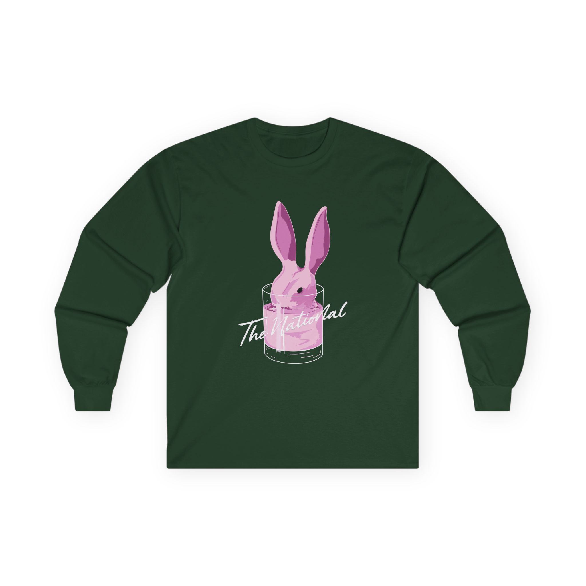 The National Pink Rabbits Unisex Ultra Cotton Long Sleeve Tee