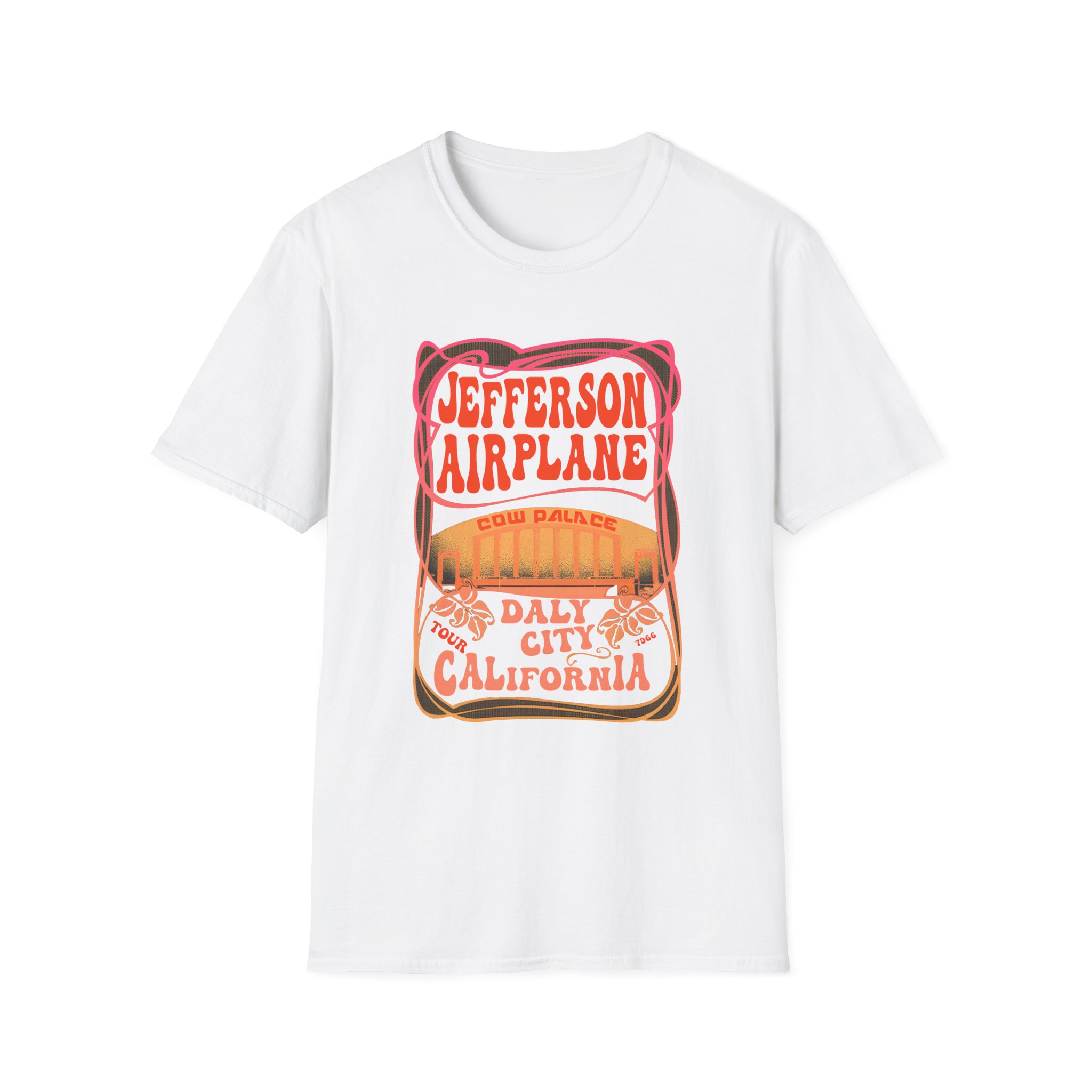 Jefferson Airplane Daly City Tour Unisex Softstyle T-Shirt