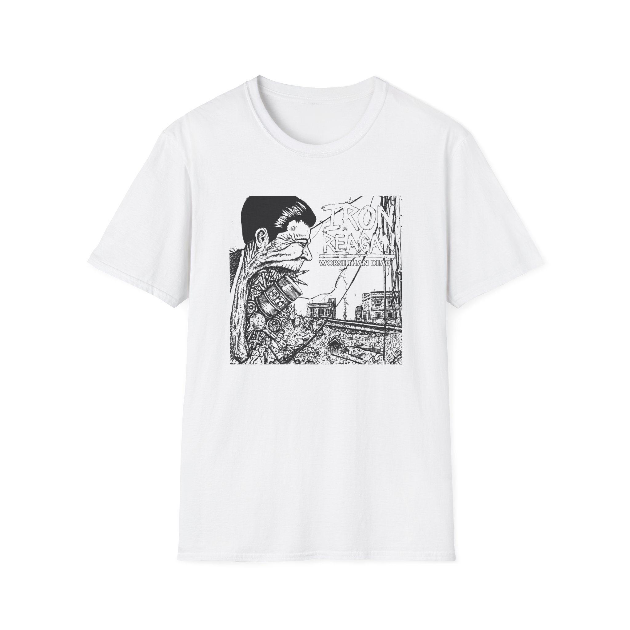 Iron Reagan Worse Than Dead Unisex Softstyle T-Shirt