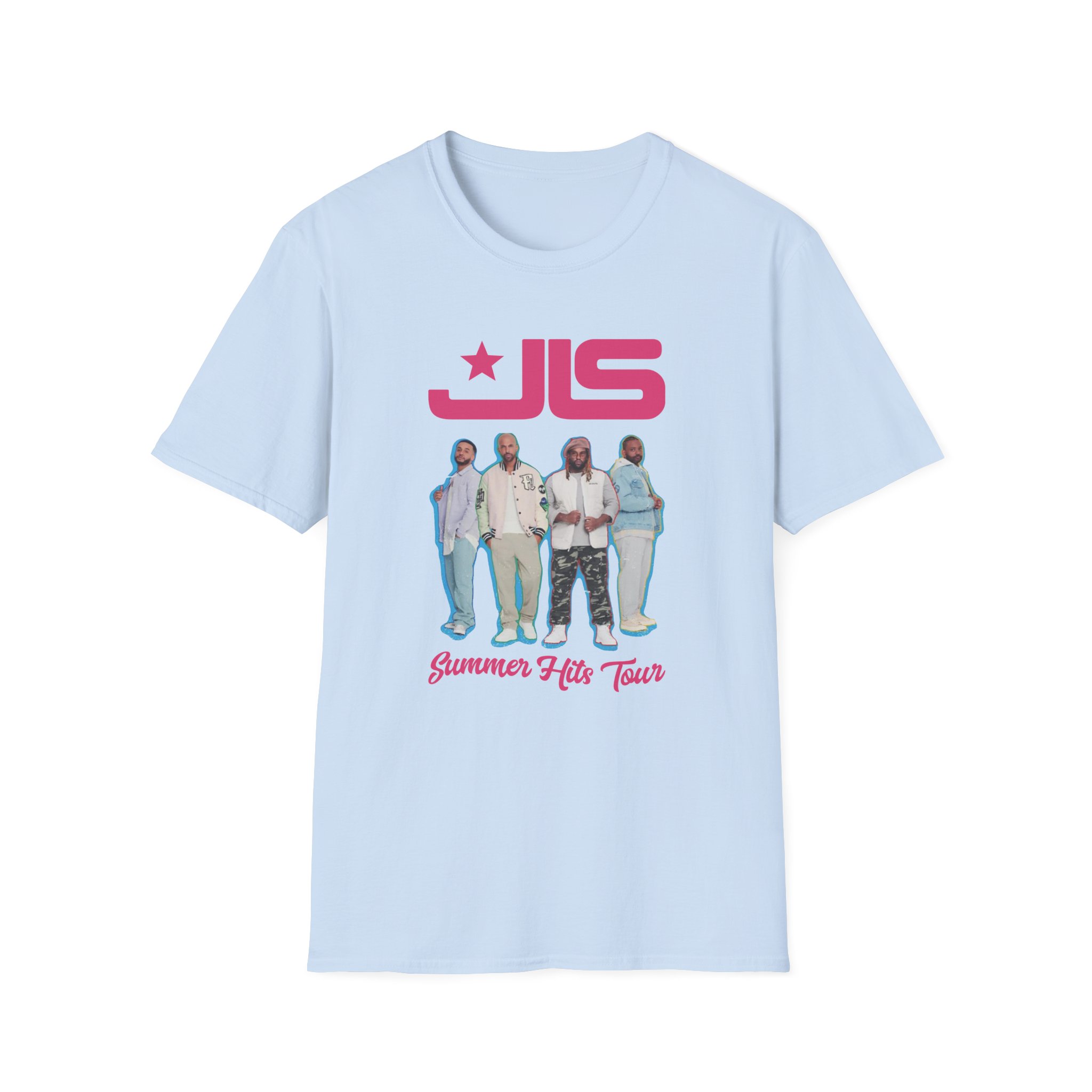 JLS Summer Hits Tour Unisex Softstyle T-Shirt