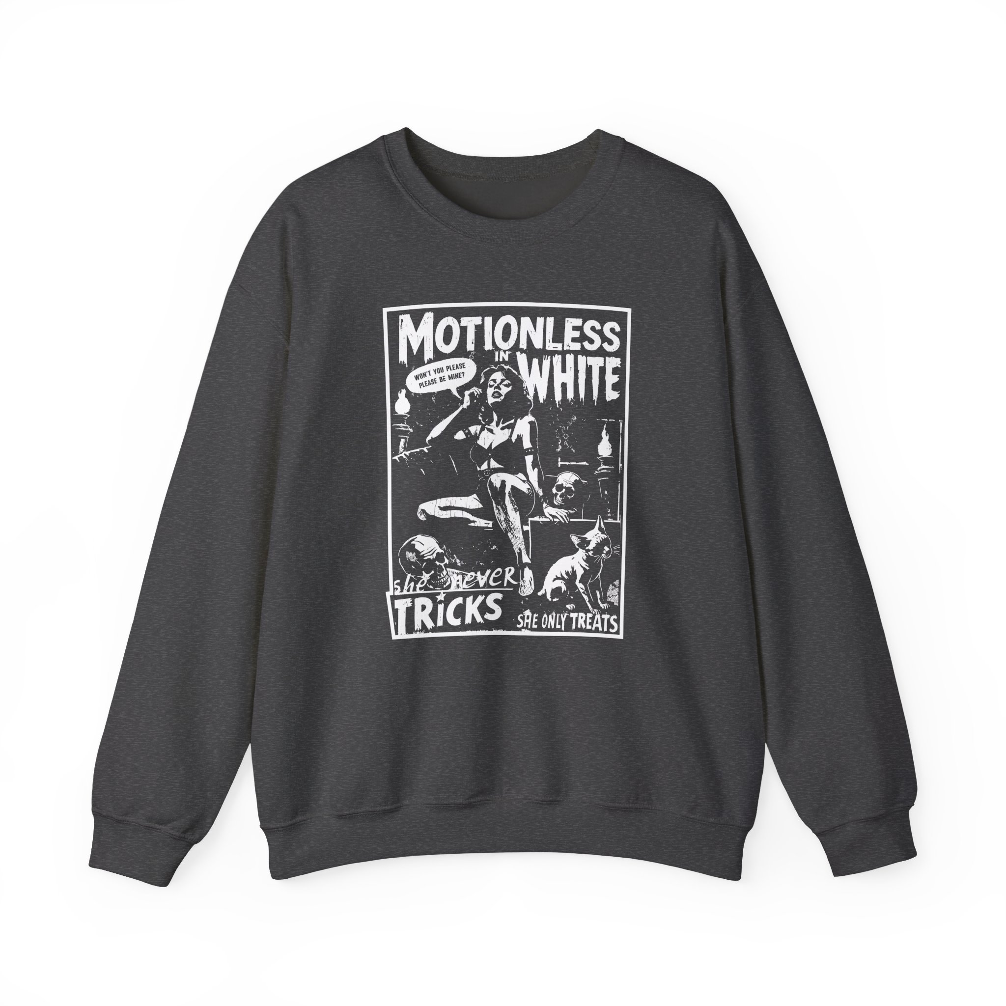 Motionless in White Tricks and Treats Unisex Heavy Blendâ„¢ Crewneck Sweatshirt