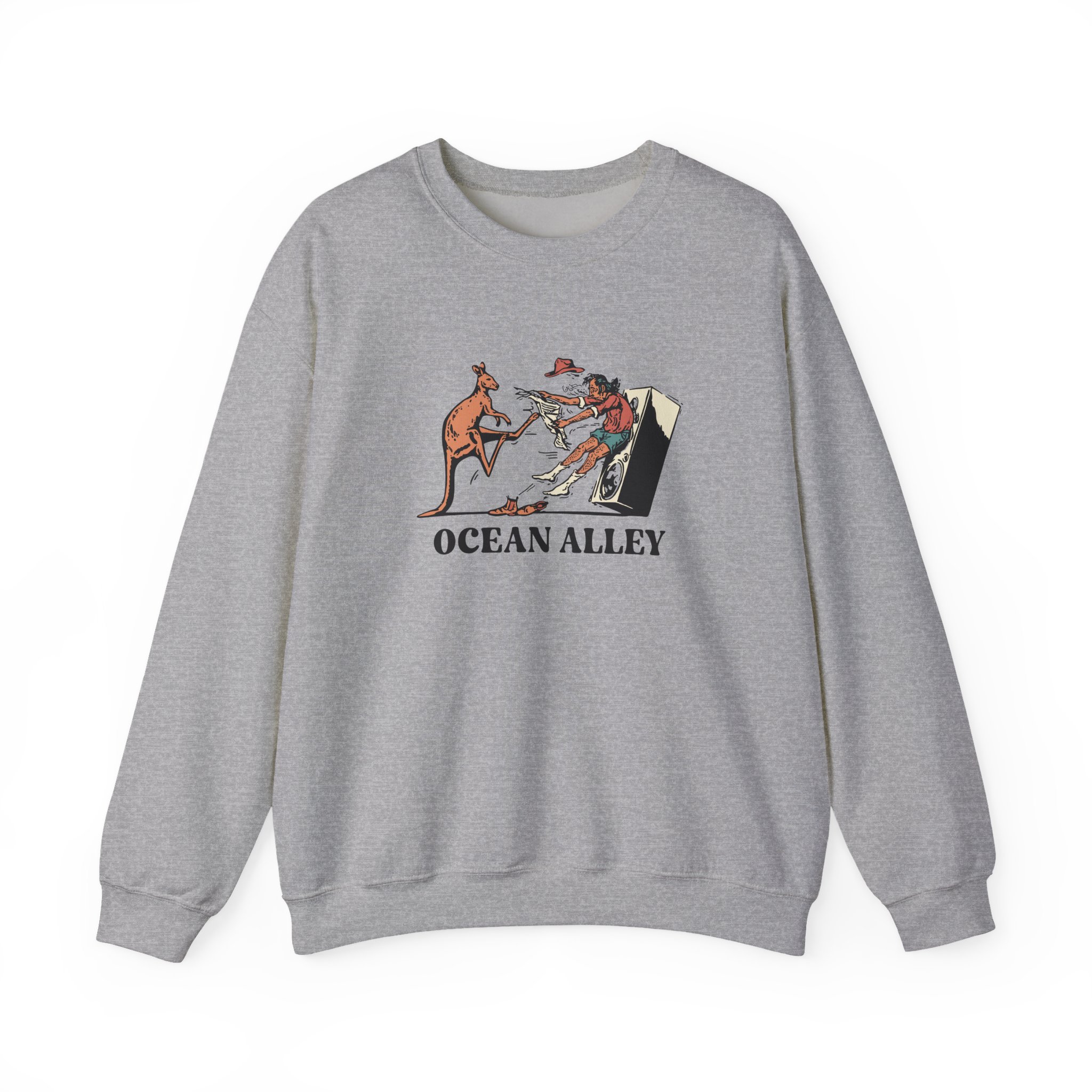 Ocean Alley Kanga Kick Unisex Heavy Blendâ„¢ Crewneck Sweatshirt