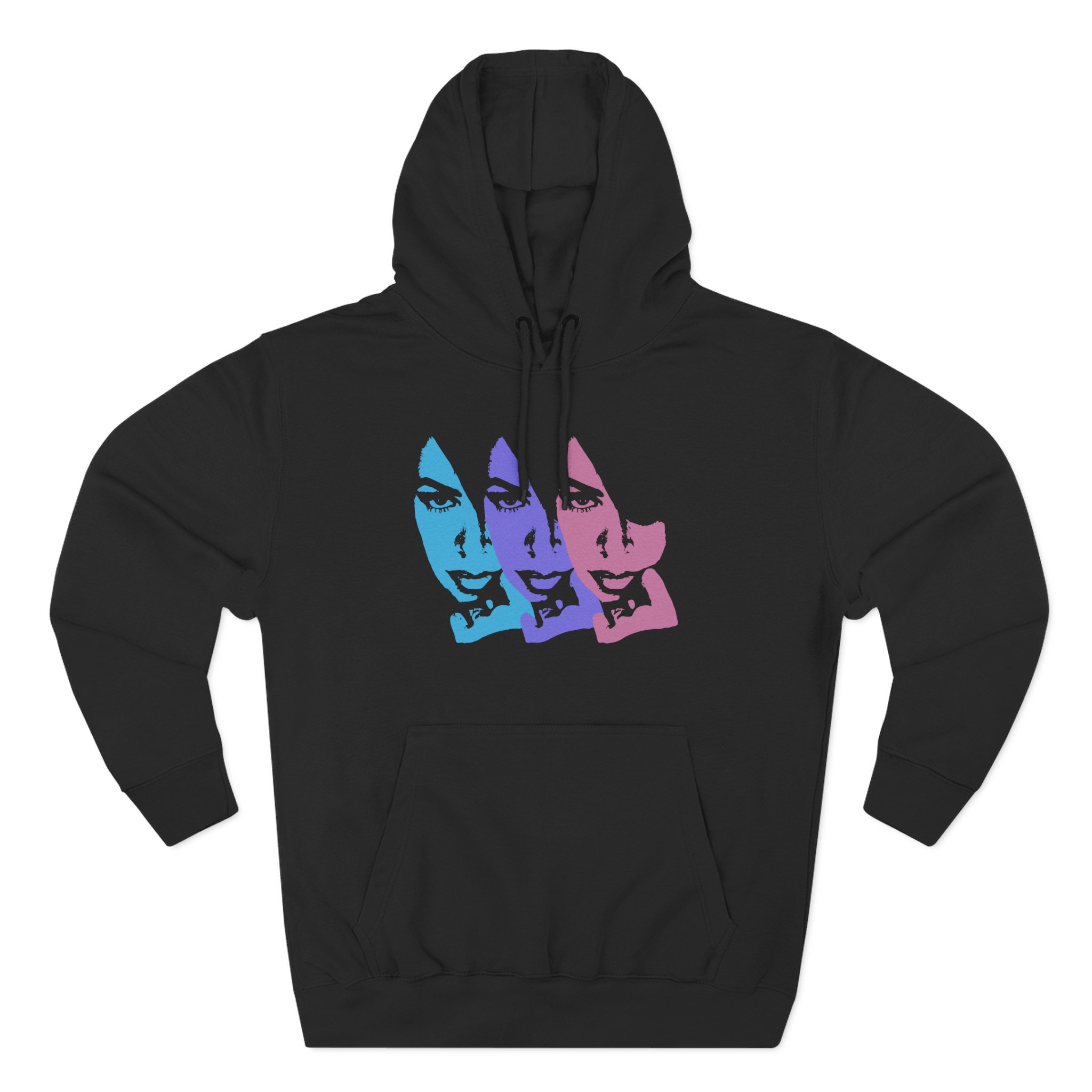 Aaliyah Three-Panel Fleece Hoodie