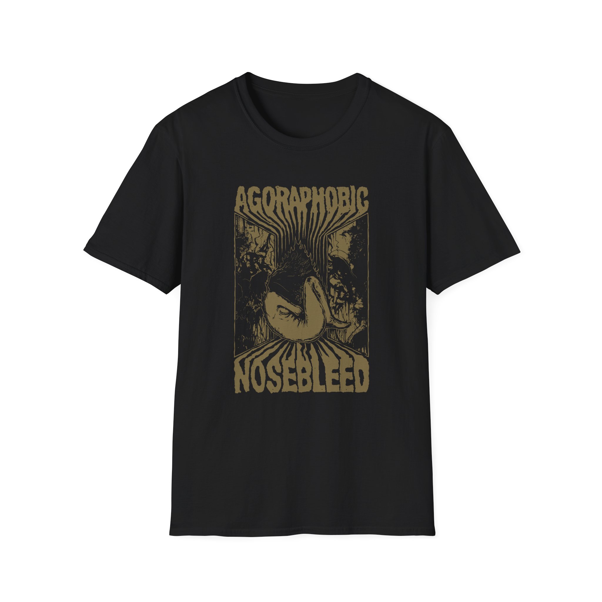Agoraphobic Nosebleed Gnaw Unisex Softstyle T-Shirt