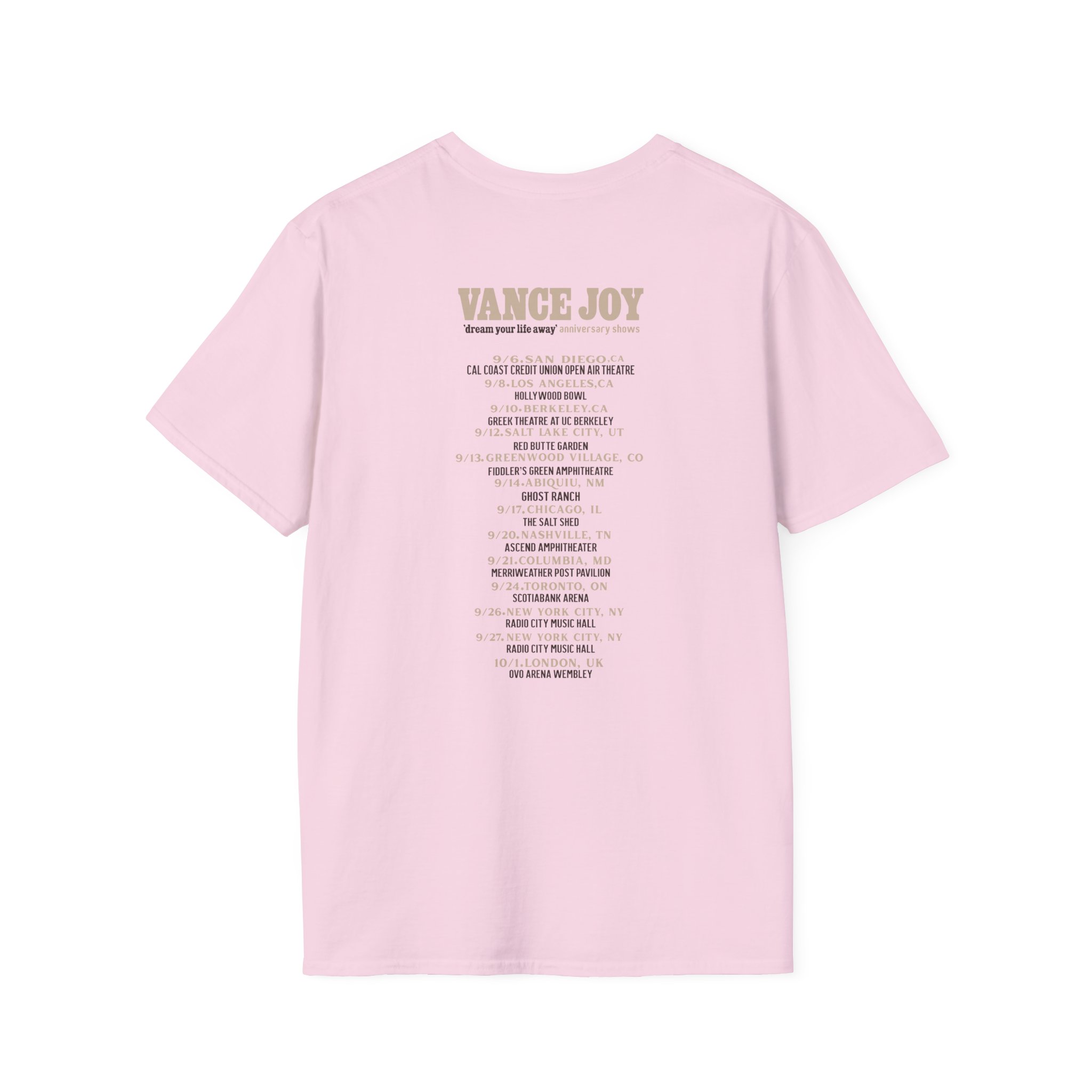 Vance Joy dream your life away Unisex Softstyle T-Shirt