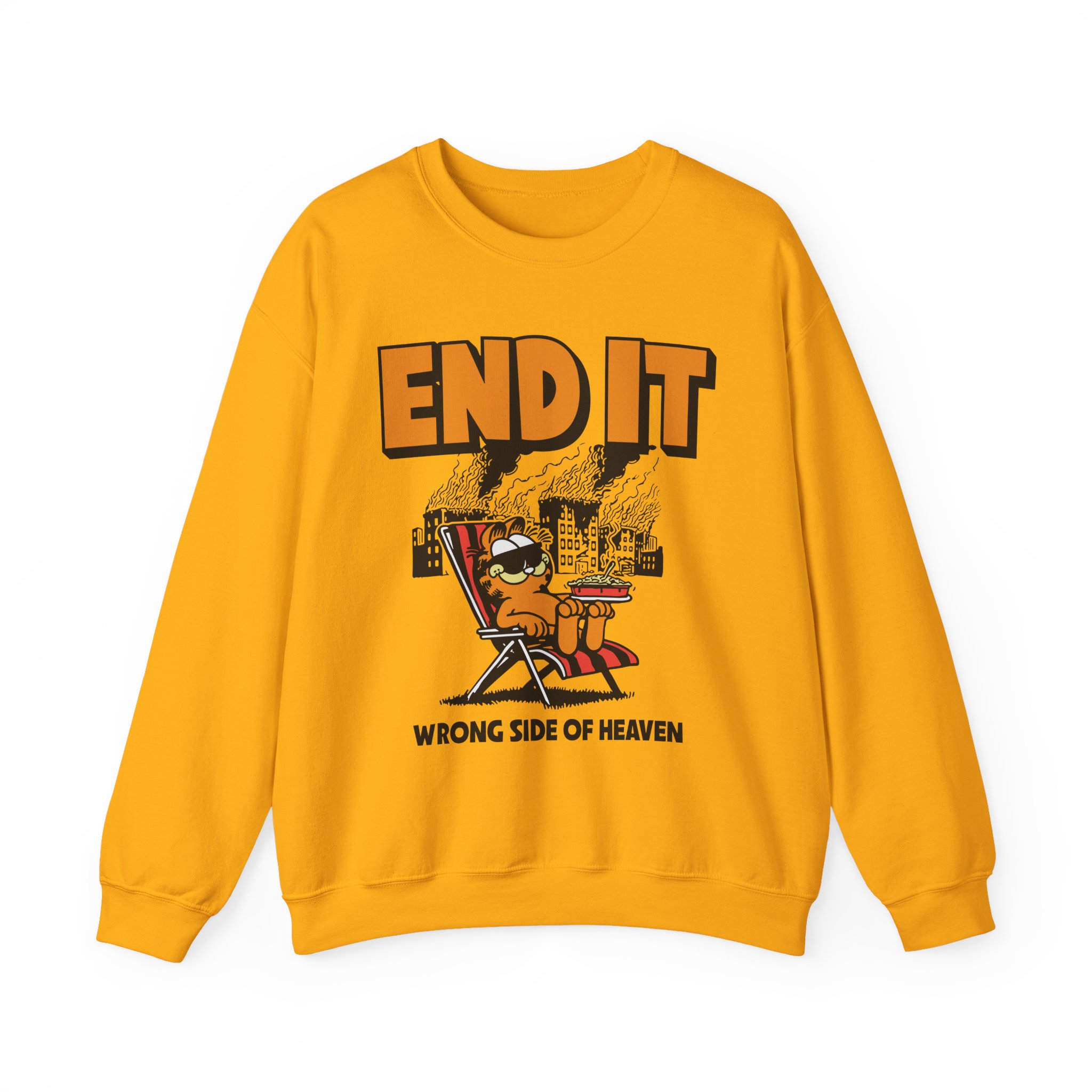 End It Garfield Unisex Heavy Blendâ„¢ Crewneck Sweatshirt