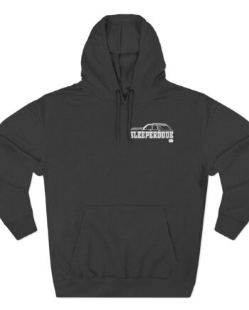Sleeperdude It'sjust a Little Whiskey Dent on Back Three-Panel Fleece Hoodie