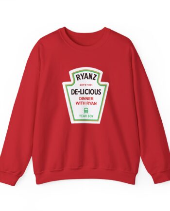 Ryan Windridge De-lecious Dinner Unisex Heavy Blend™ Crewneck Sweatshirt