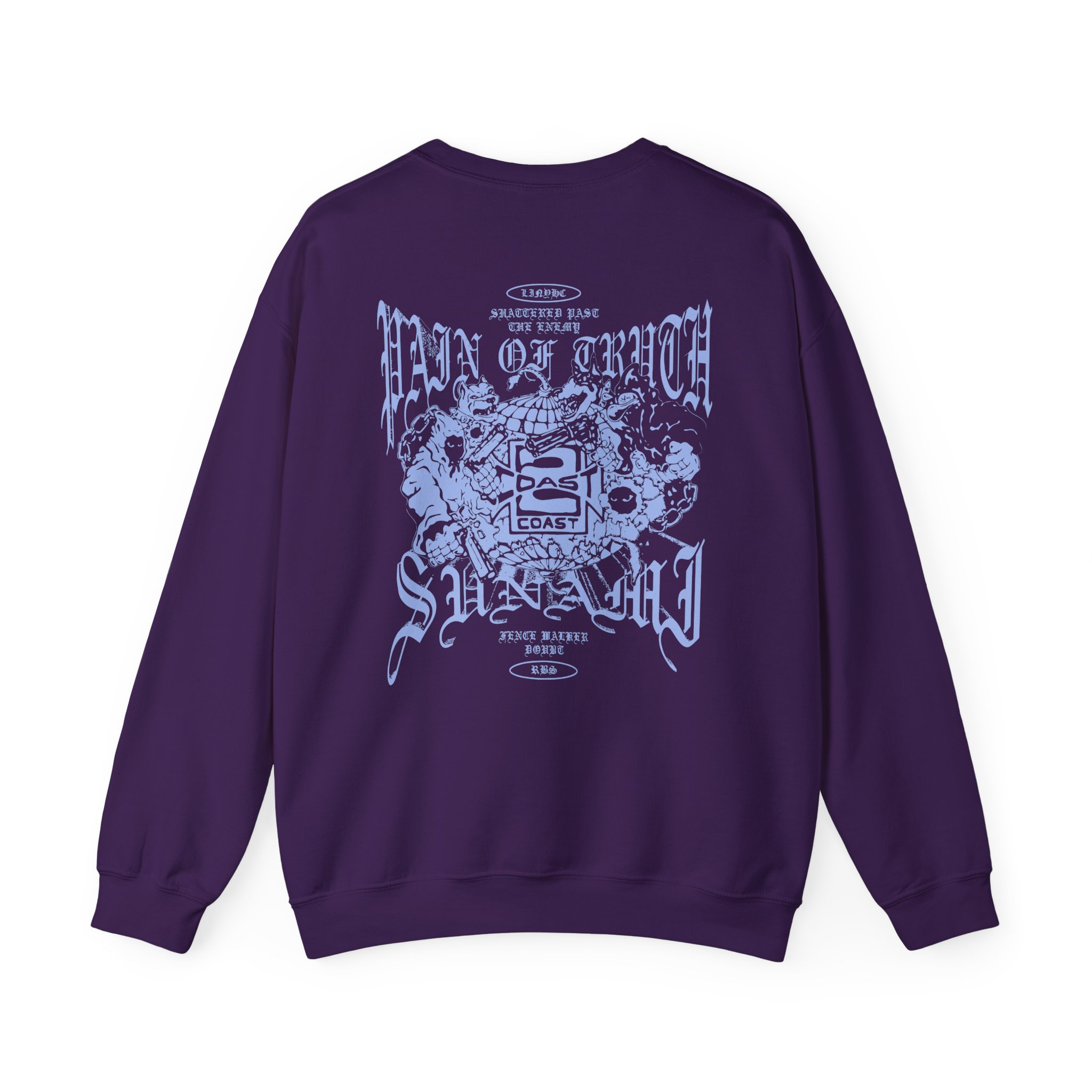 Pain of Truth Split Unisex Heavy Blendâ„¢ Crewneck Sweatshirt
