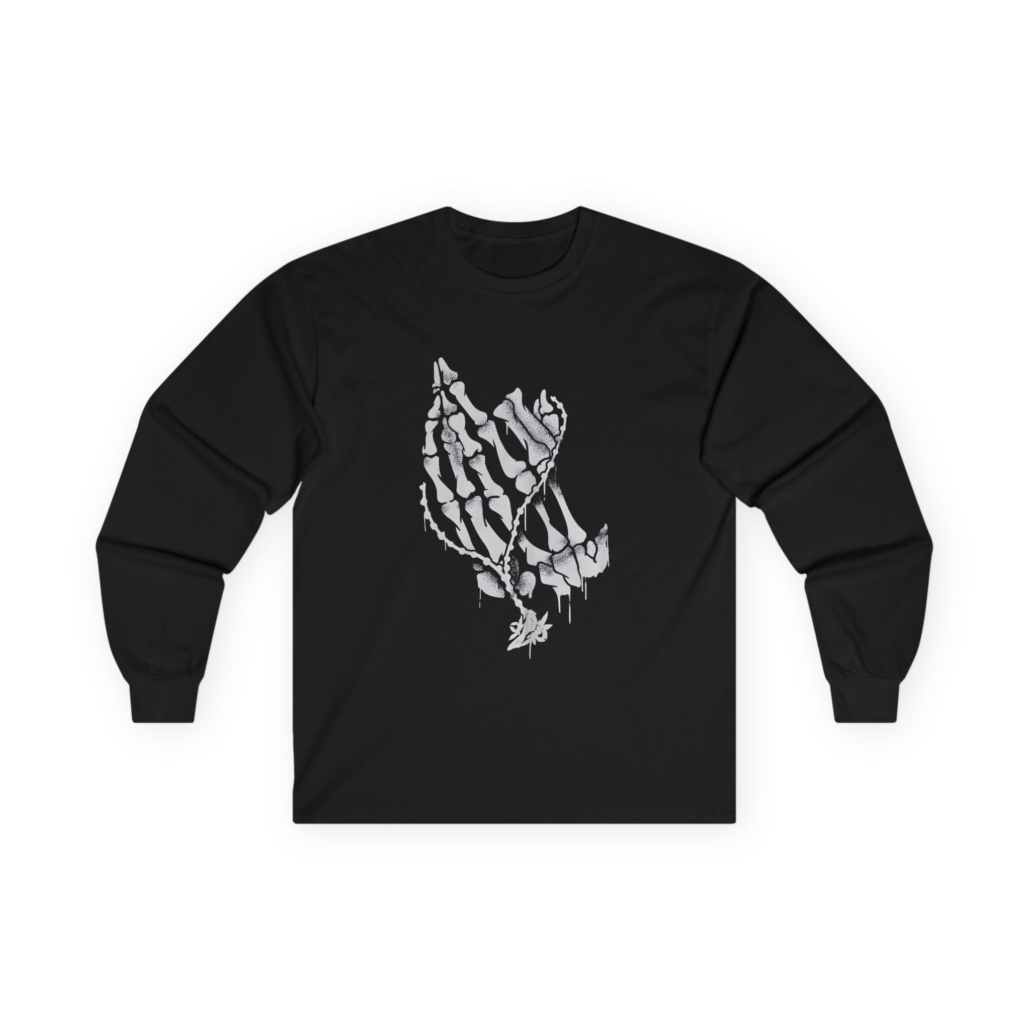Bayside Praying Hands Unisex Ultra Cotton Long Sleeve Tee