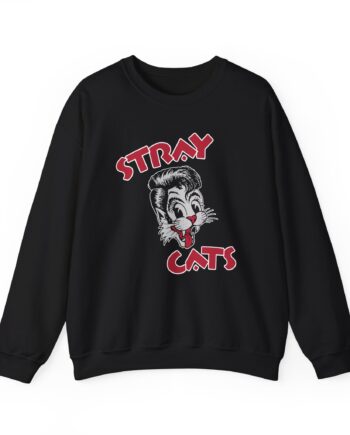 Stray Cats Cat Head Logo Unisex Heavy Blend™ Crewneck Sweatshirt