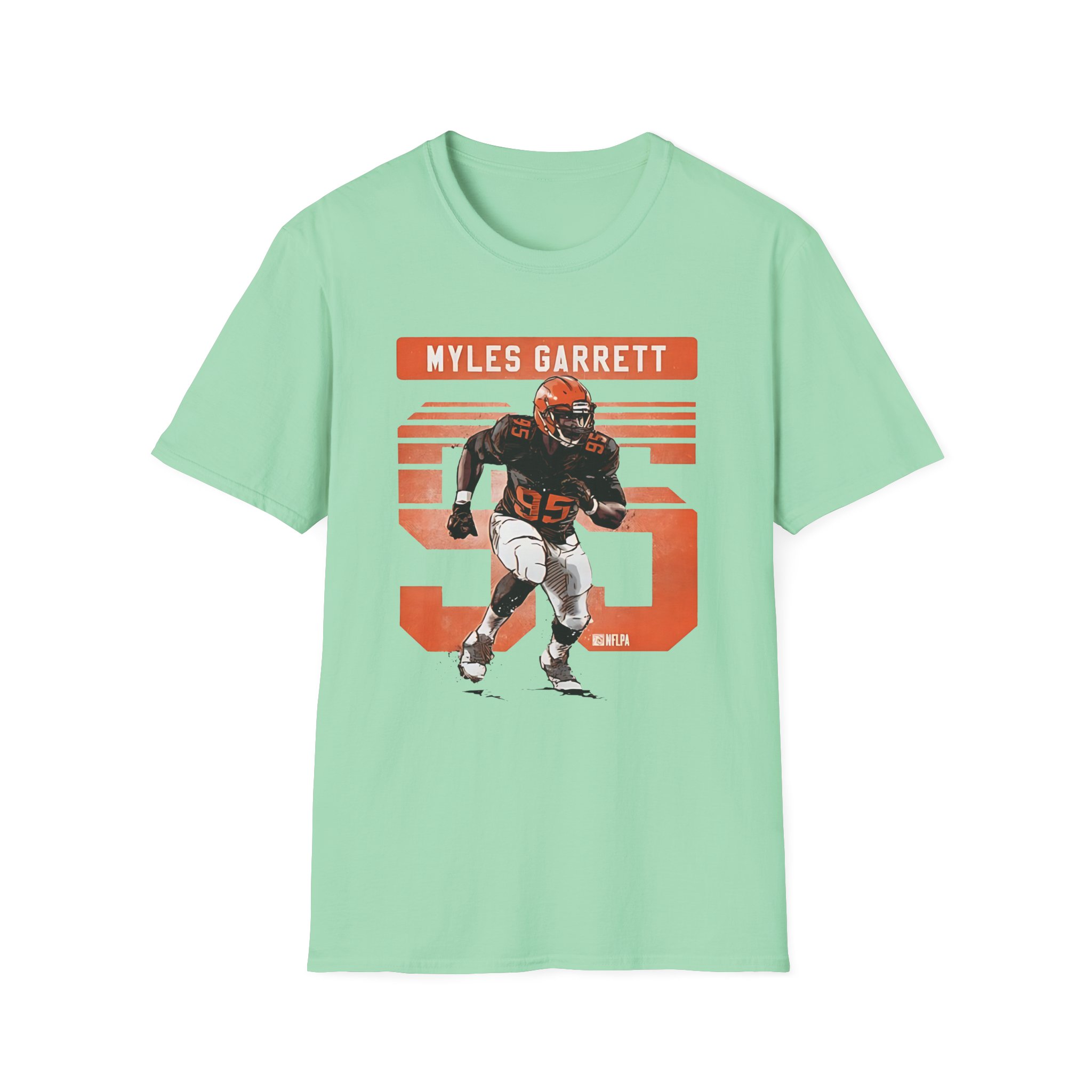 Myles Garrett Grunge Unisex Softstyle T-Shirt