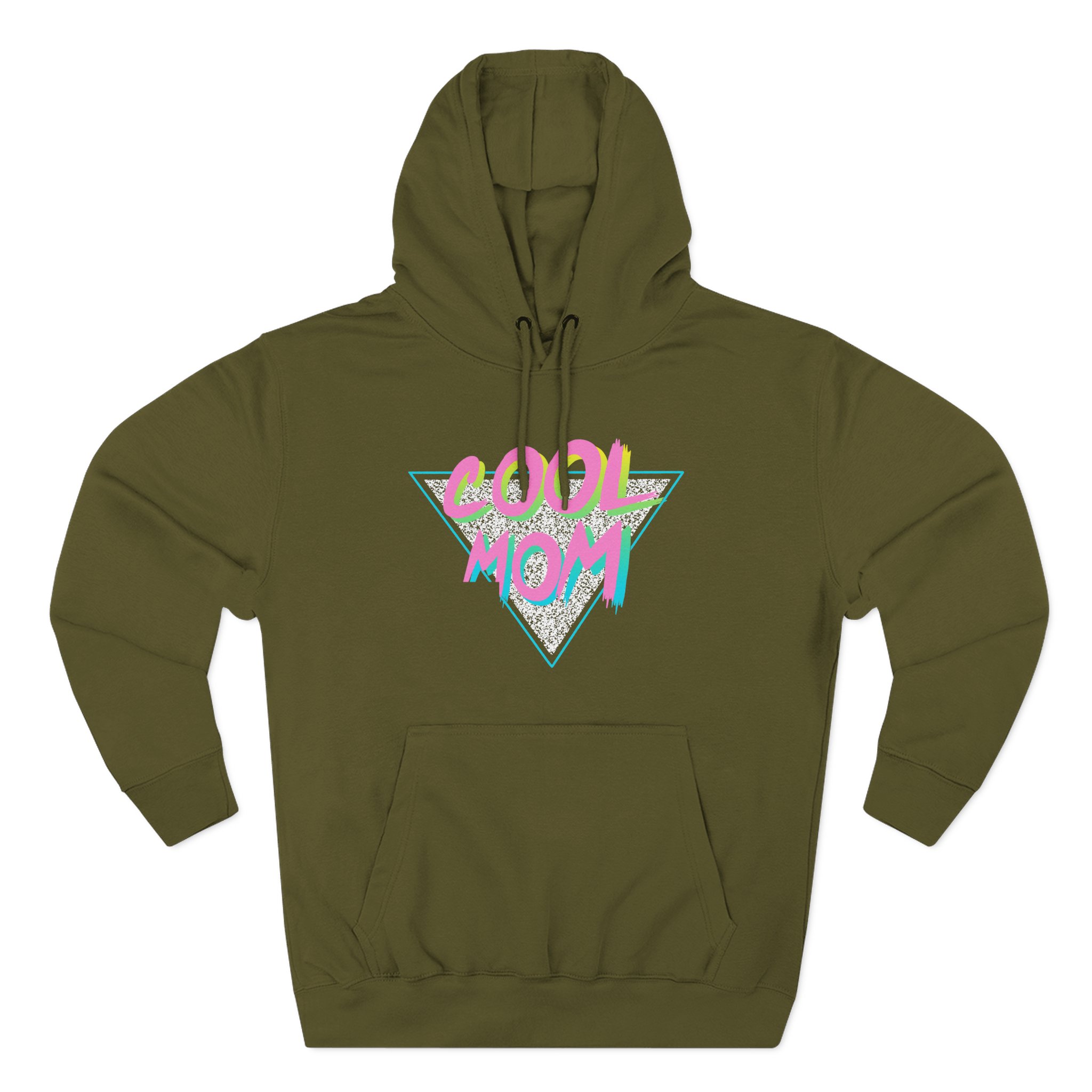 Ymh Cool Mom Three-Panel Fleece Hoodie