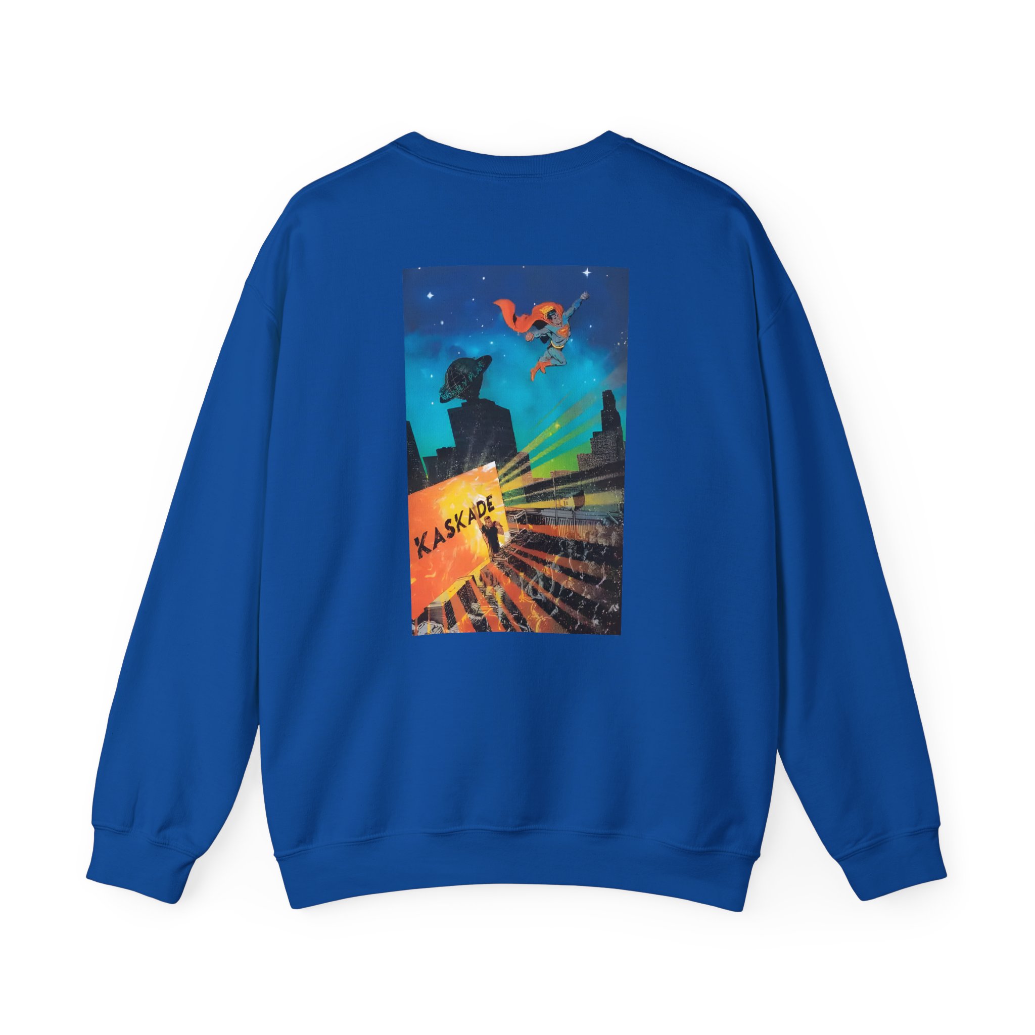 Kaskade X Superman Comic Unisex Heavy Blendâ„¢ Crewneck Sweatshirt