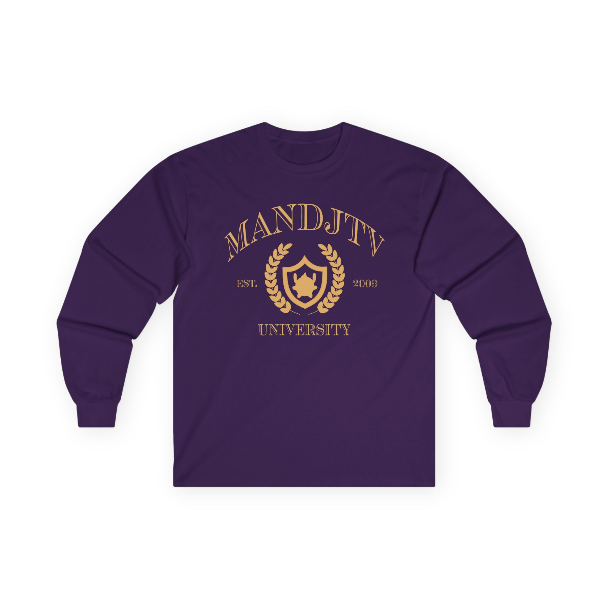 Mandjtv University Unisex Ultra Cotton Long Sleeve Tee