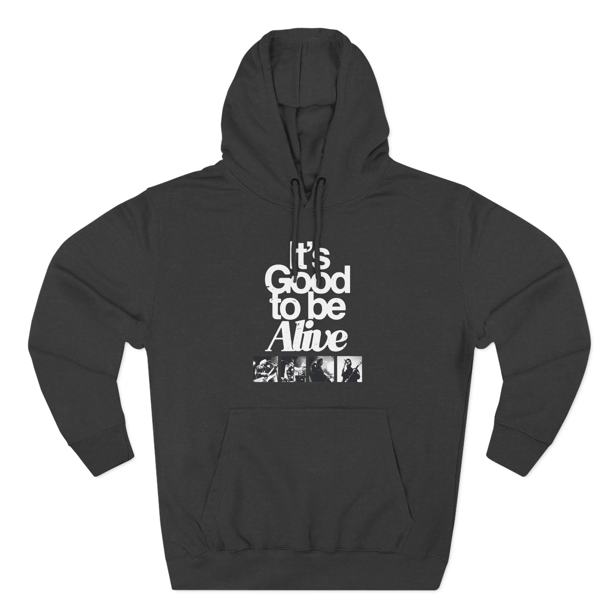 Gaslight Anthem Good to Be Alive Three-Panel Fleece Hoodie