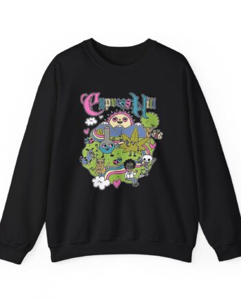 Cypress Hill Happy Time by Sean Solomon Unisex Heavy Blend™ Crewneck Sweatshirt