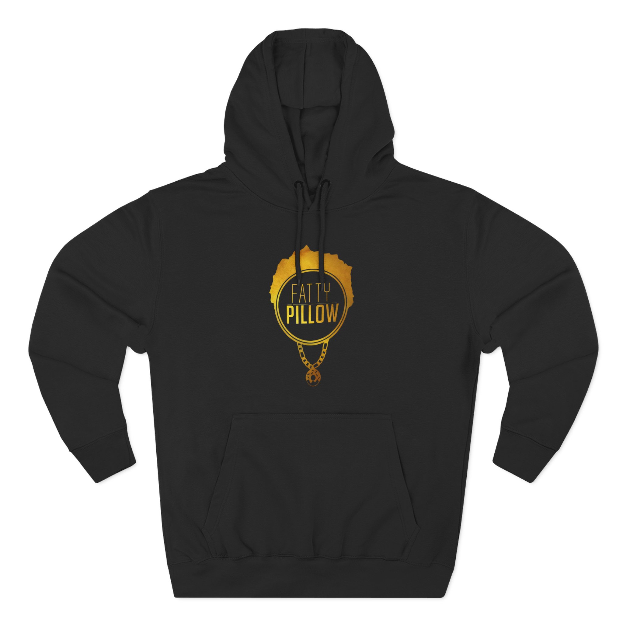 Fattypillow Three-Panel Fleece Hoodie