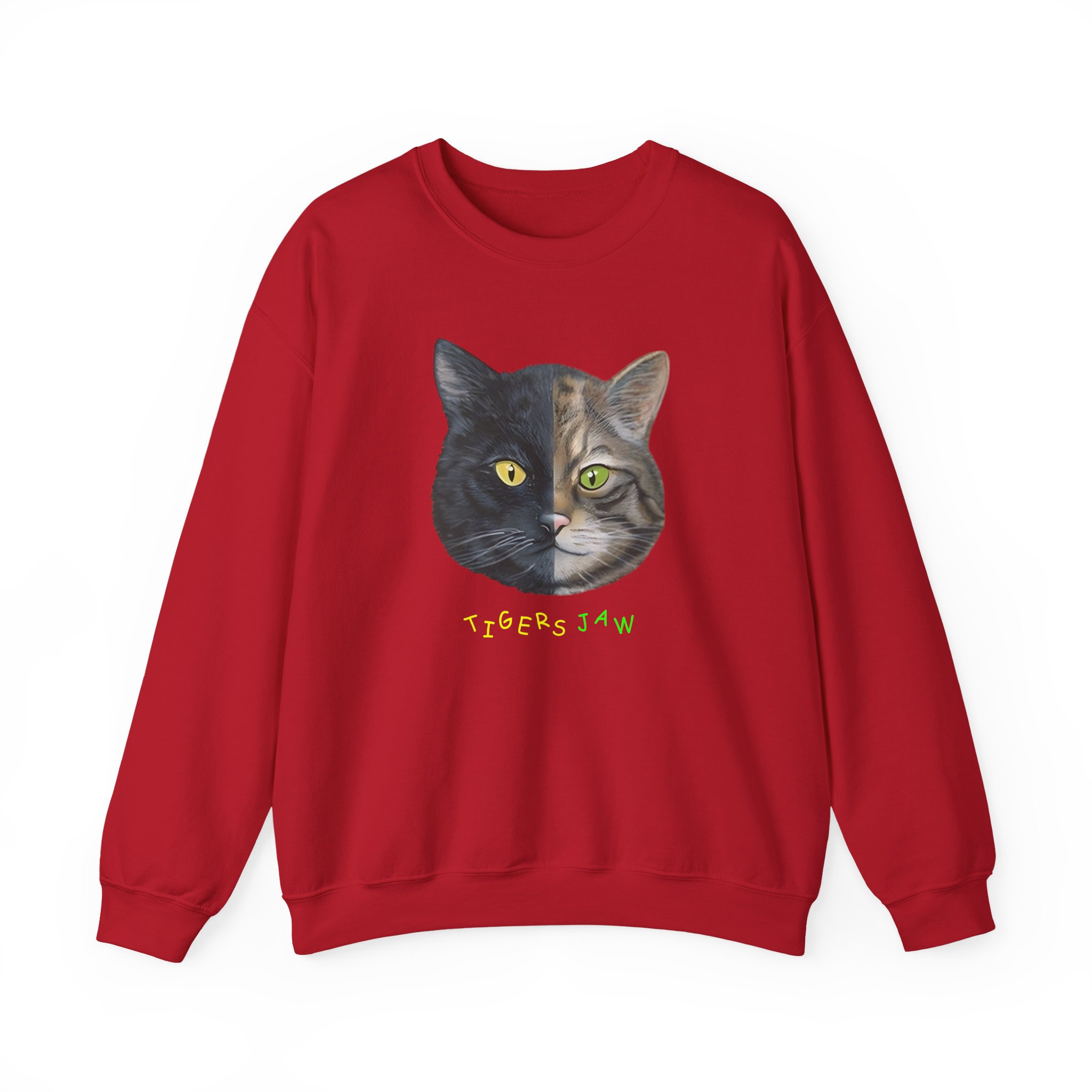 Tigers Jaw Cat Unisex Heavy Blendâ„¢ Crewneck Sweatshirt