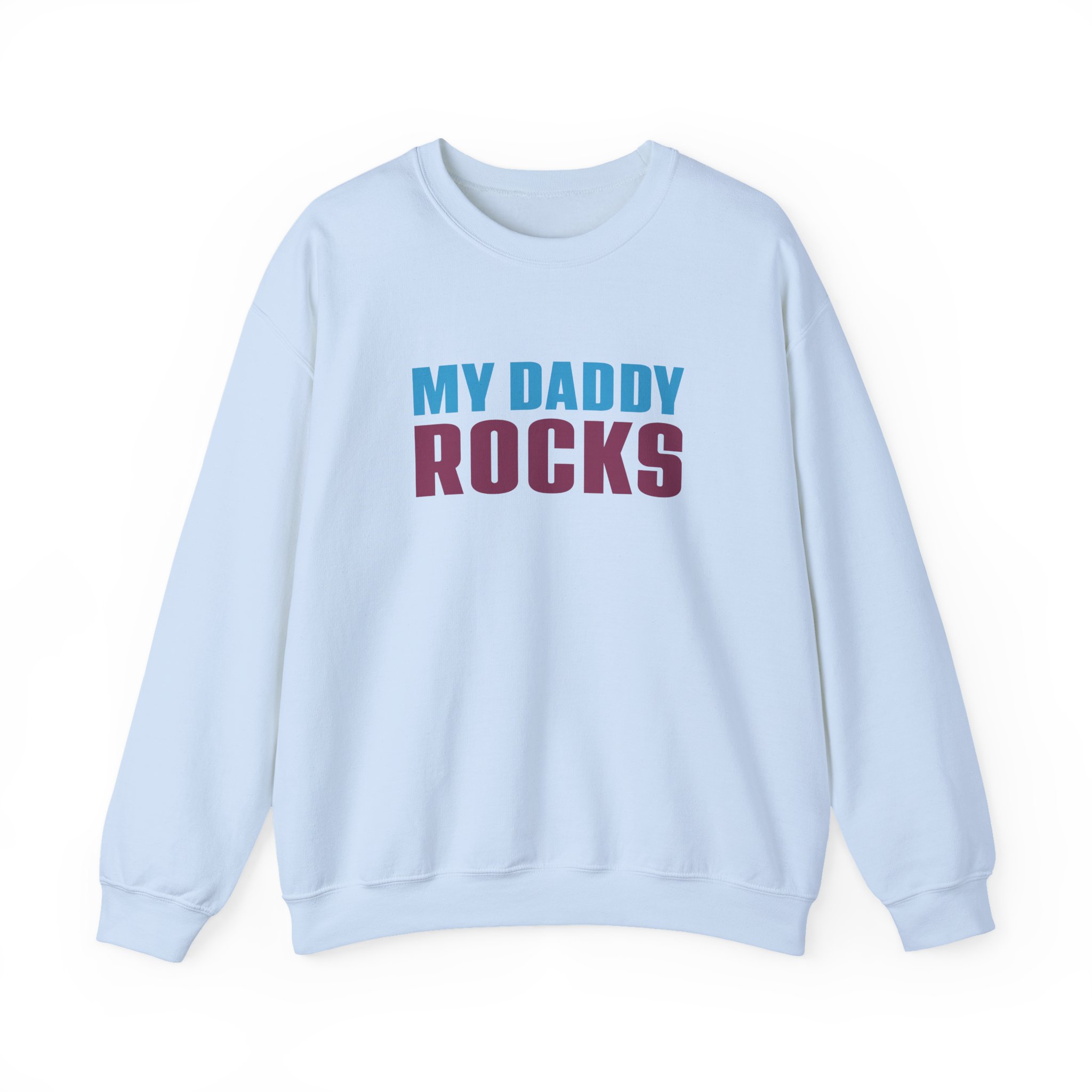 JLS My Daddy Rocks Unisex Heavy Blendâ„¢ Crewneck Sweatshirt