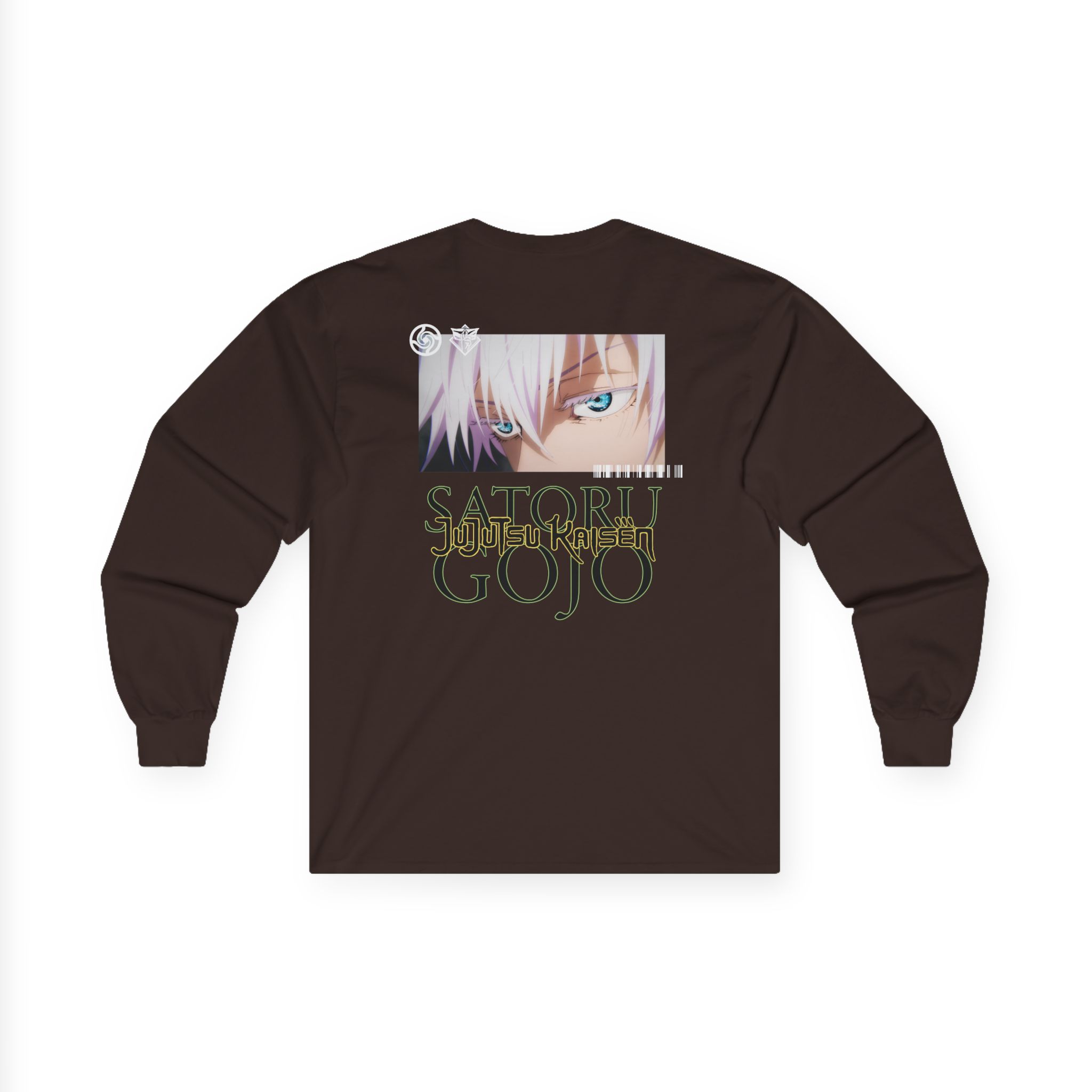 Jujutsu Kaisen X Dim Mak Gojo Eyes Unisex Ultra Cotton Long Sleeve Tee
